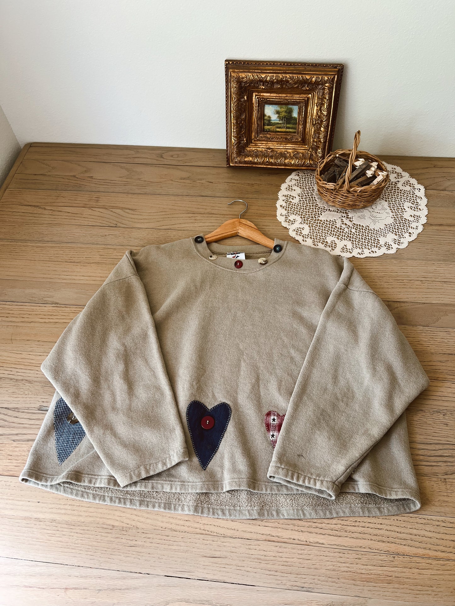 Vintage Heart Patchwork (XL)