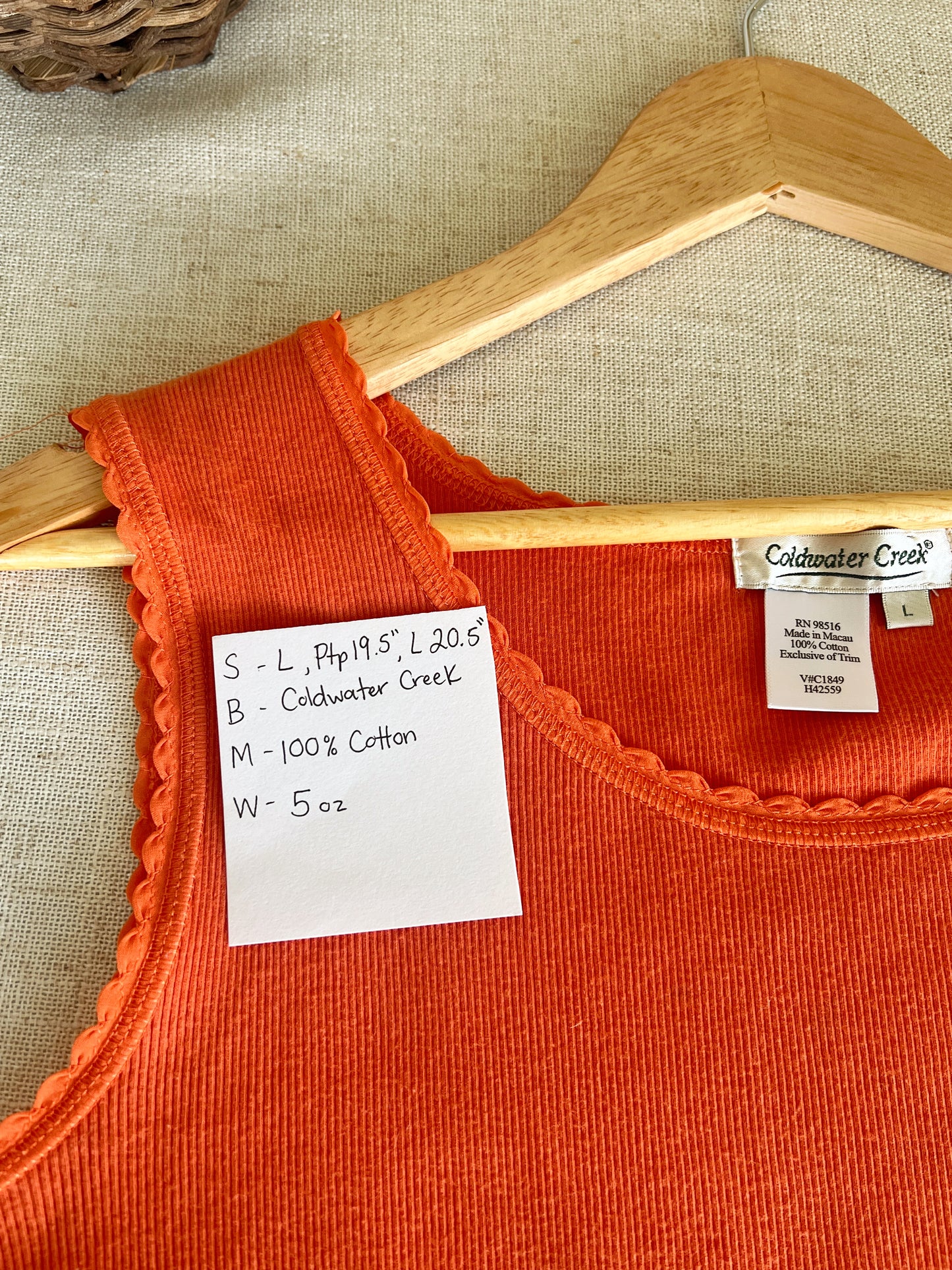 Vtg Summer Tank (L)