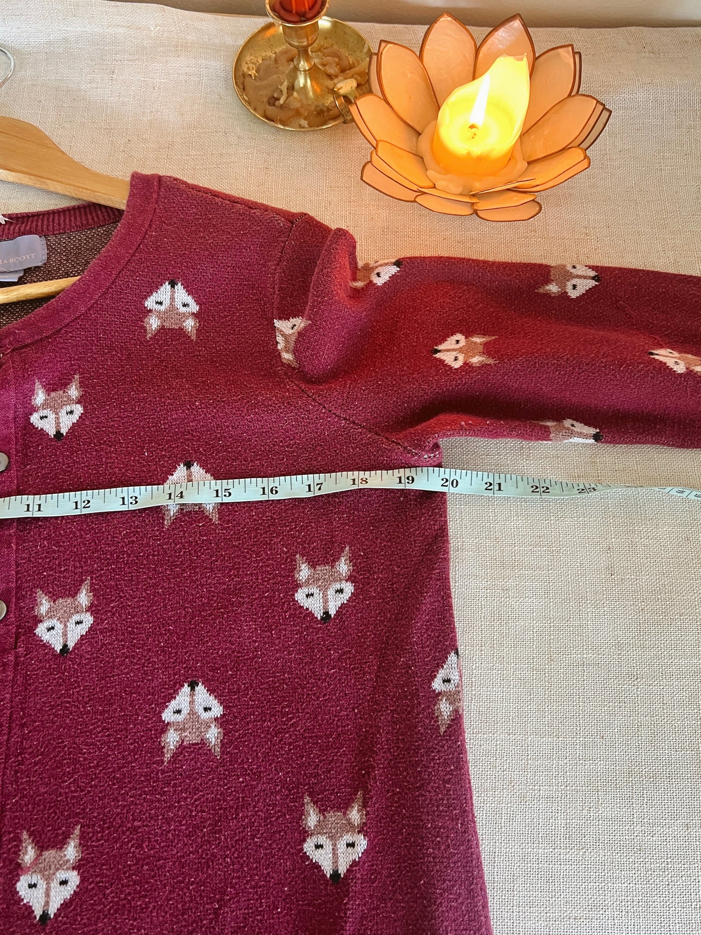 Cozy Fox Cardigan (M)