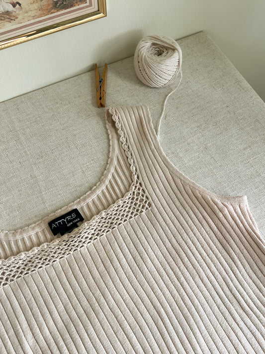 Dainty Knit Tank (XL)