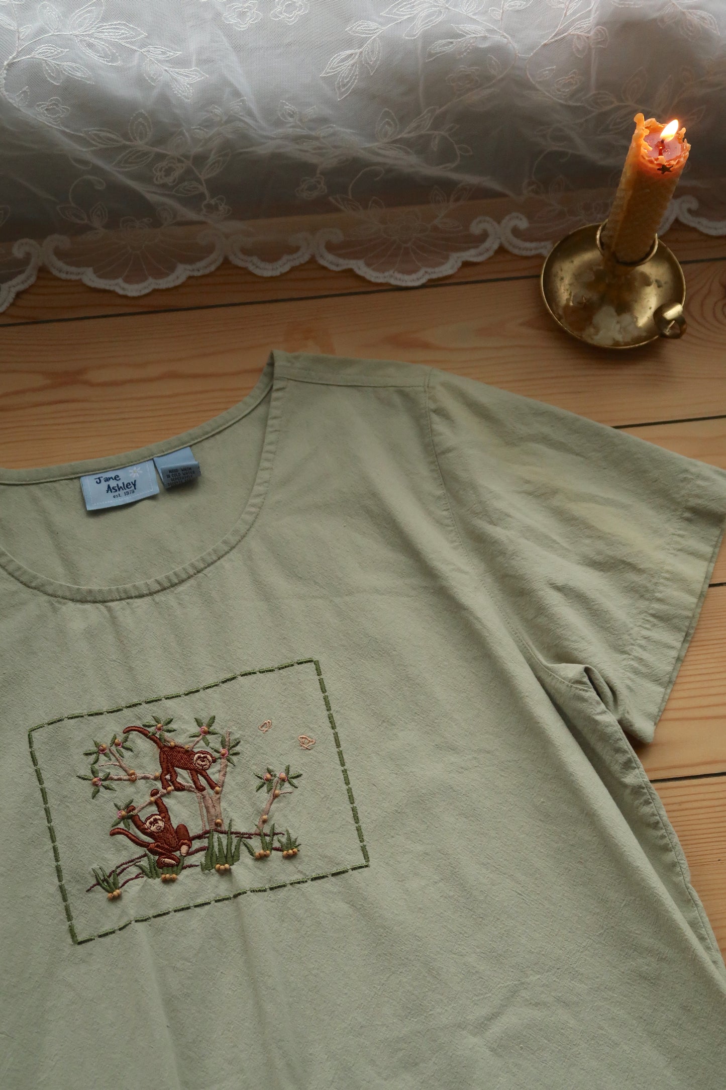 Vintage Monkey Dress (L)