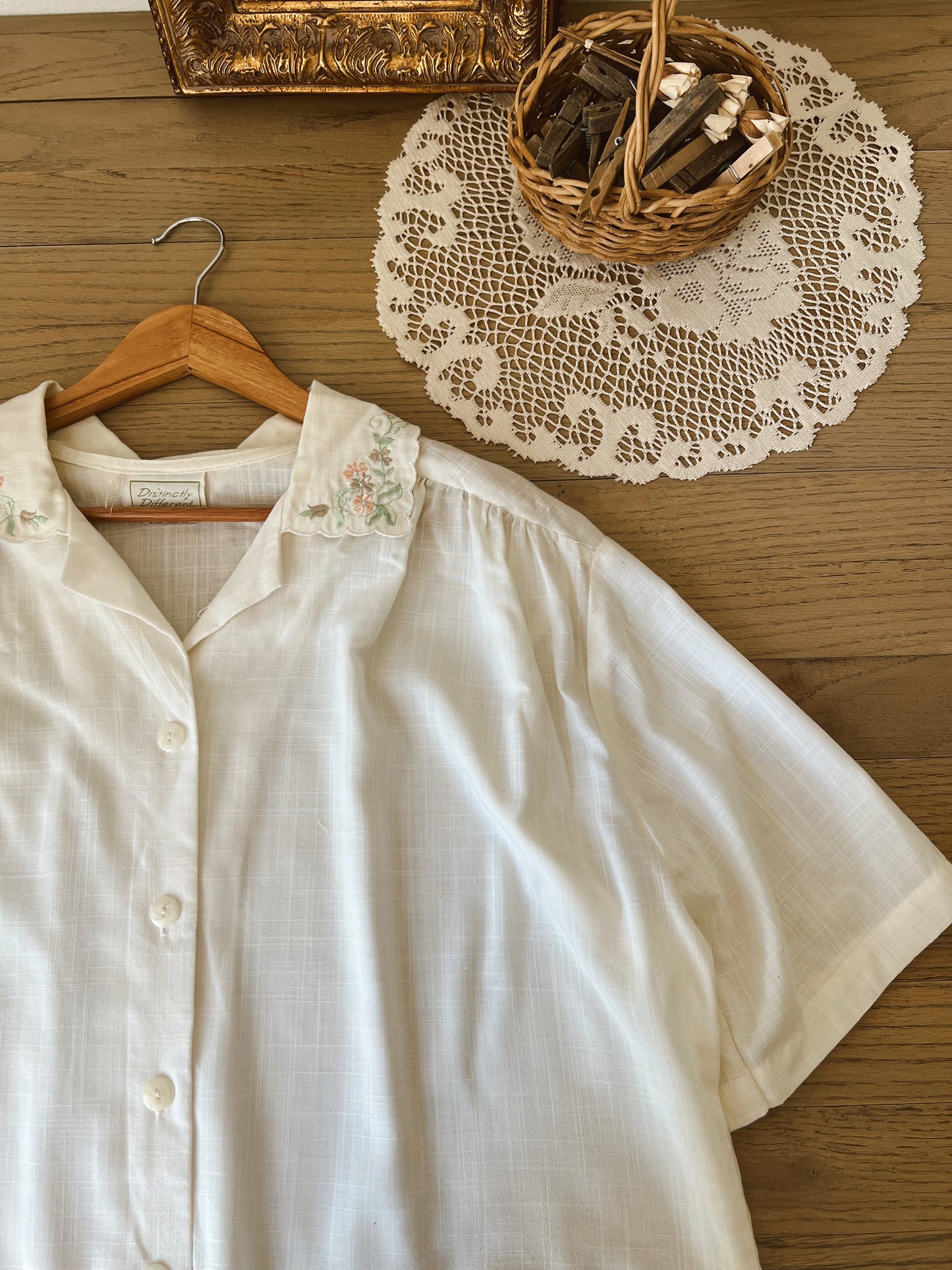 Adorable Vintage Blouse (XXL)