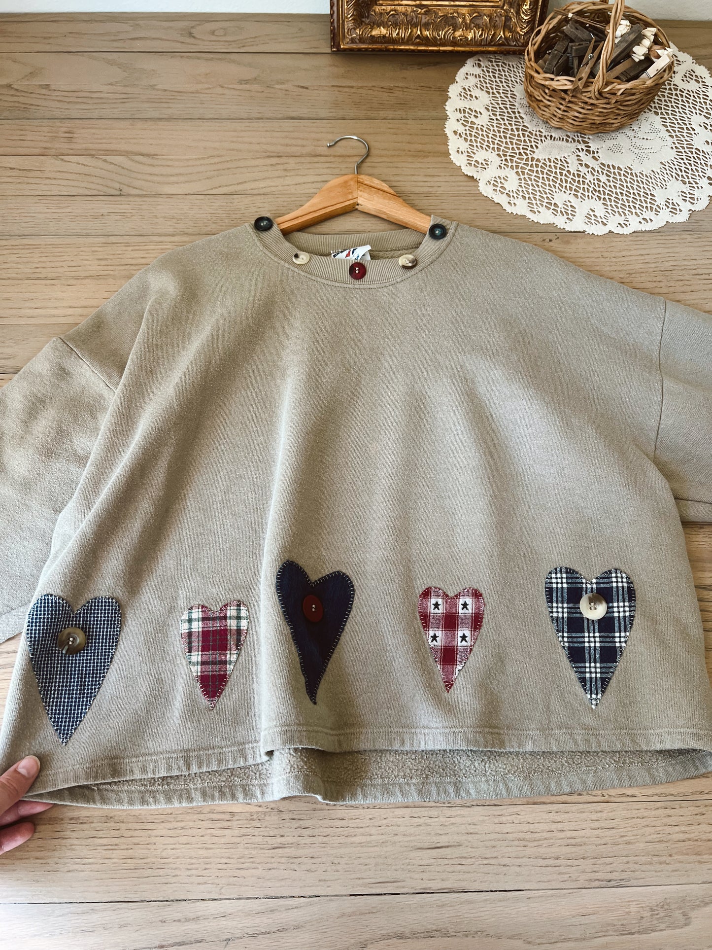 Vintage Heart Patchwork (XL)