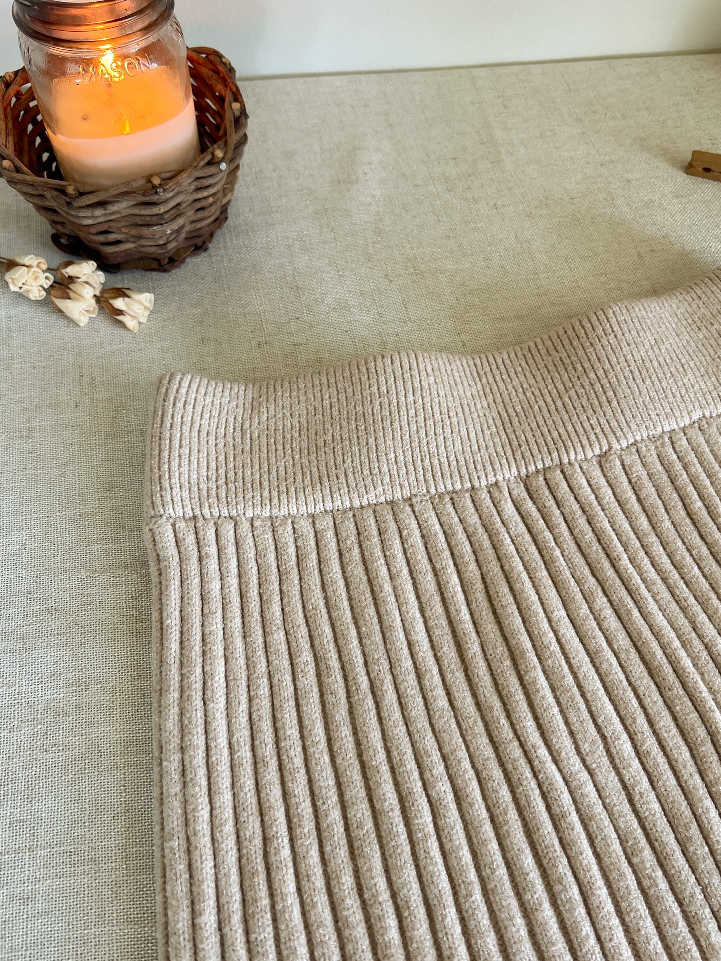 Cozy Knit Skirt (28-30” W)