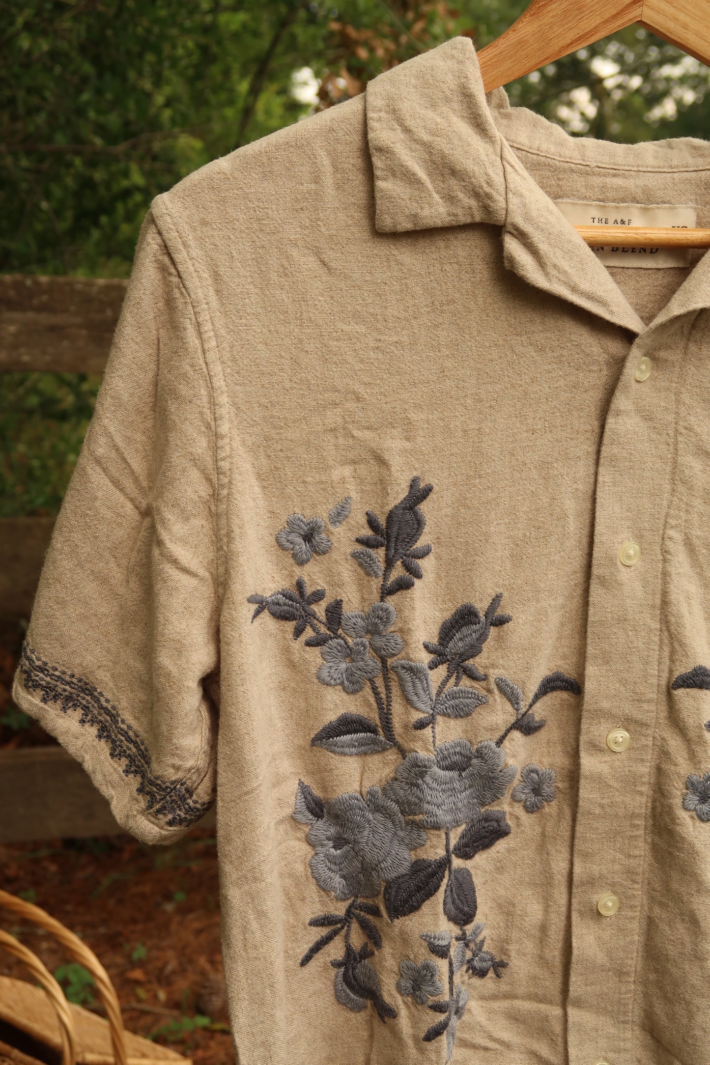 Linen Blend Blouse (XS/S)