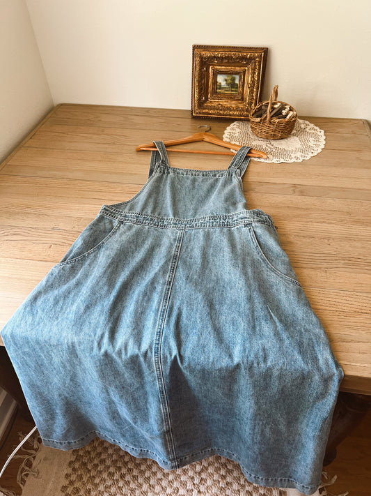 Neuflora Denim Overall Dress (XL)