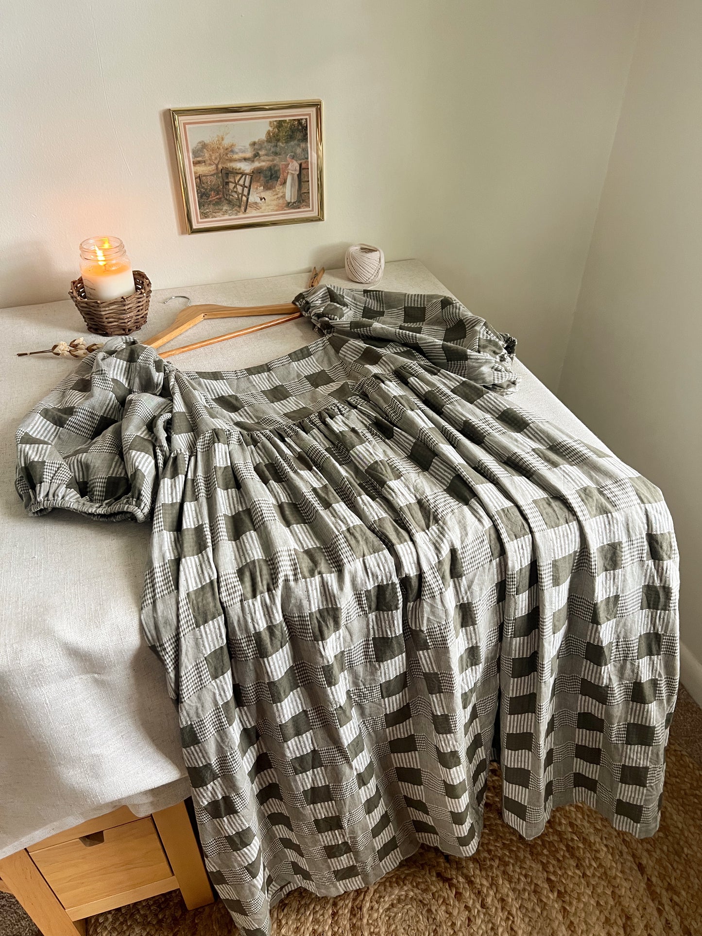 Gorgeous Cotton Puff Sleeve Maxi (XL)