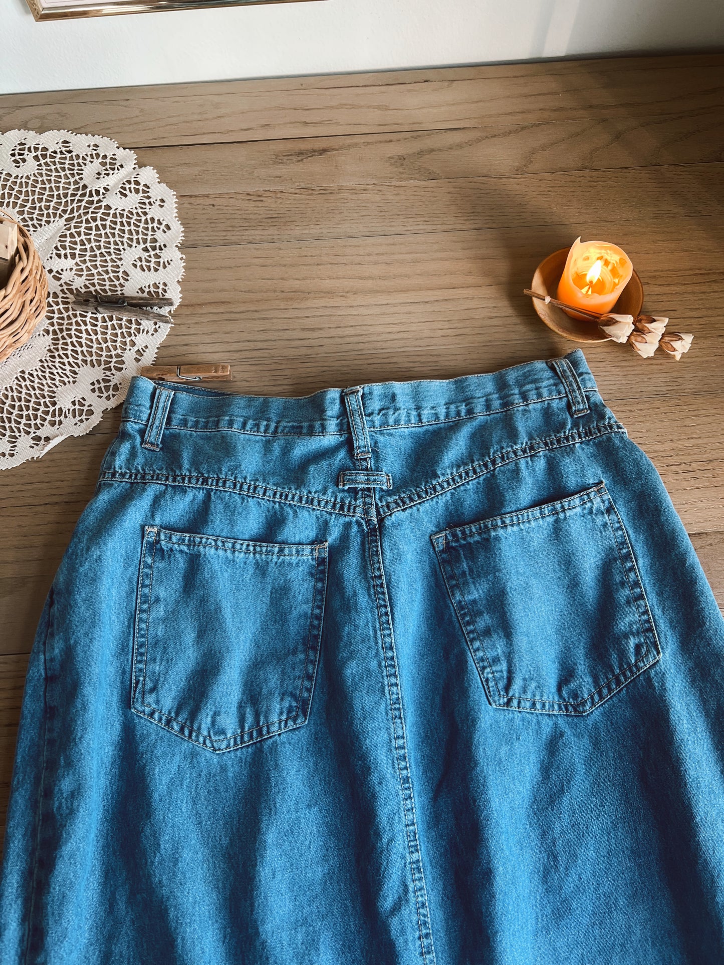 Vintage Denim Skirt (14)
