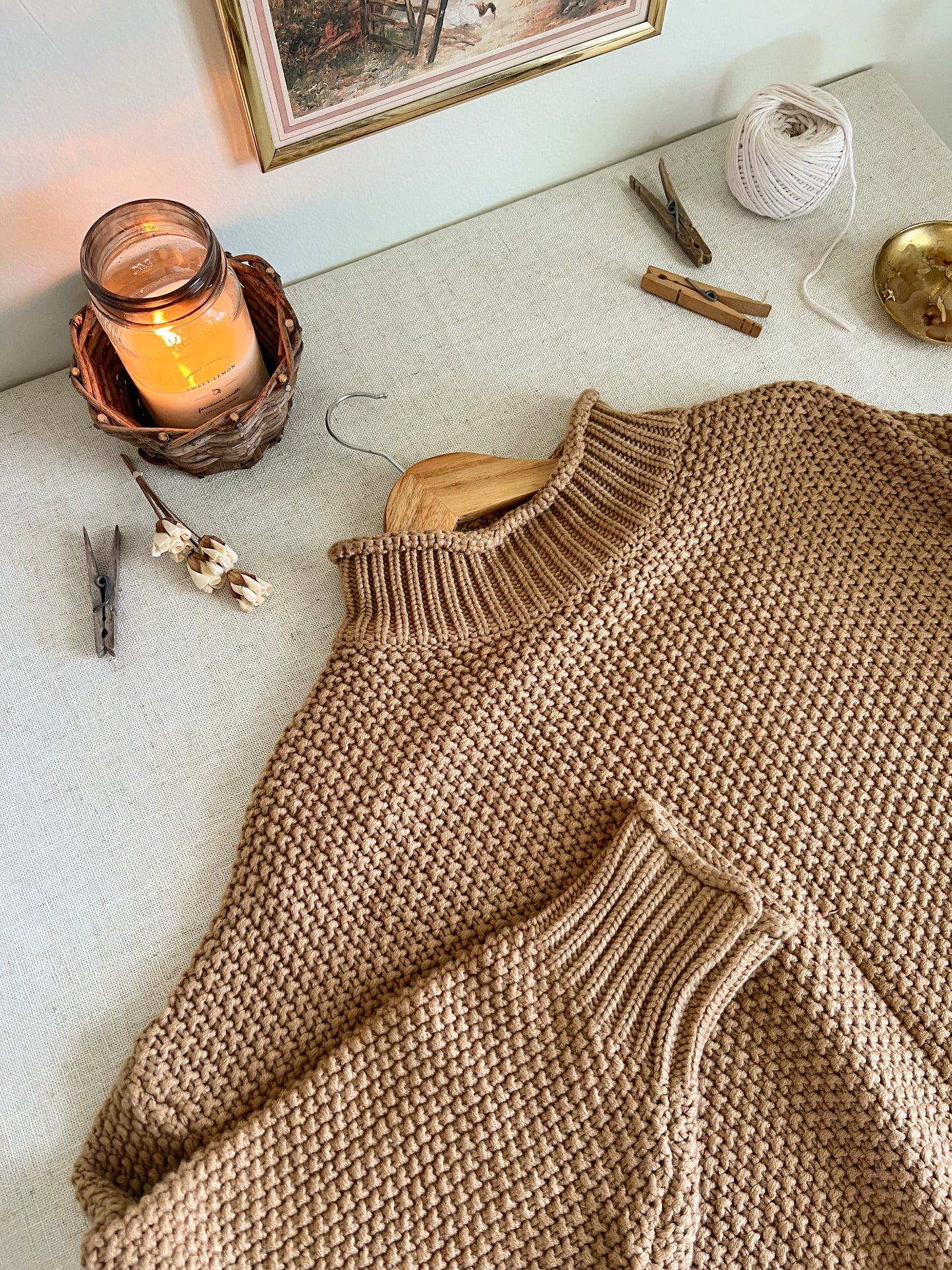 Cozy Knit Sweater (L)