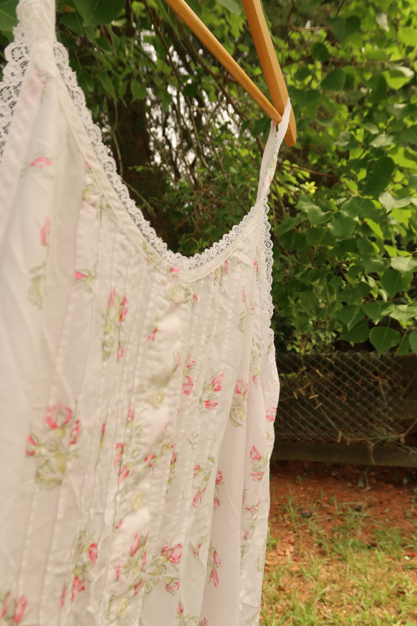Vintage Floral Nightgown Set (1X/2X)