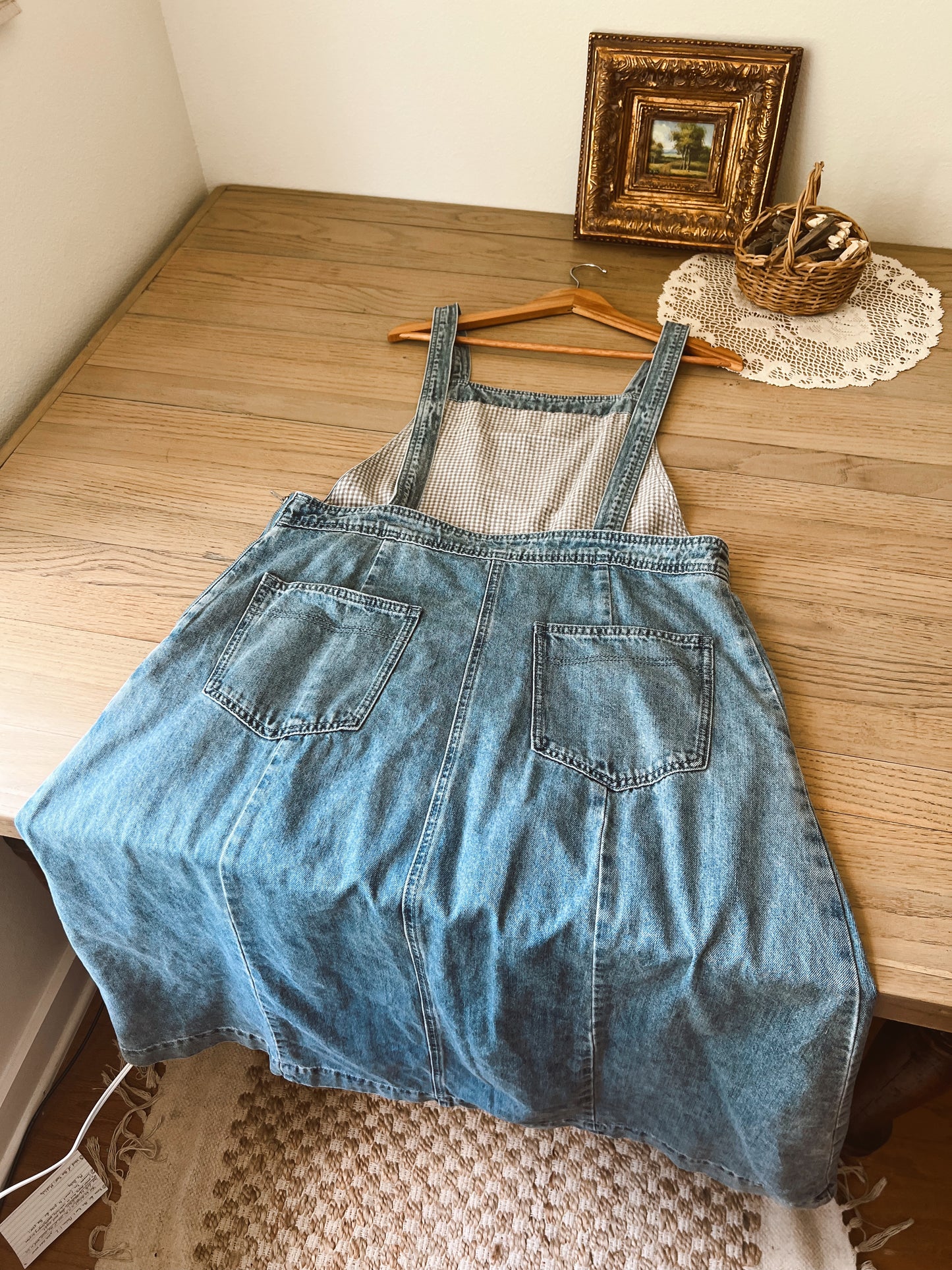 Neuflora Denim Overall Dress (XL)