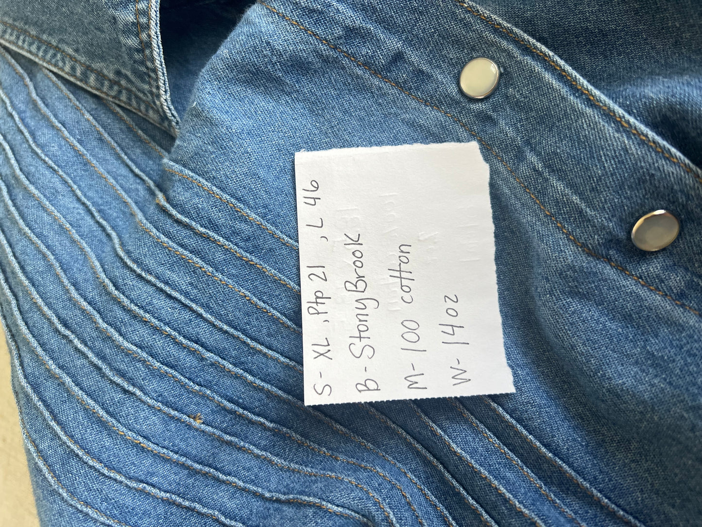 Vintage Denim Dress (XL)