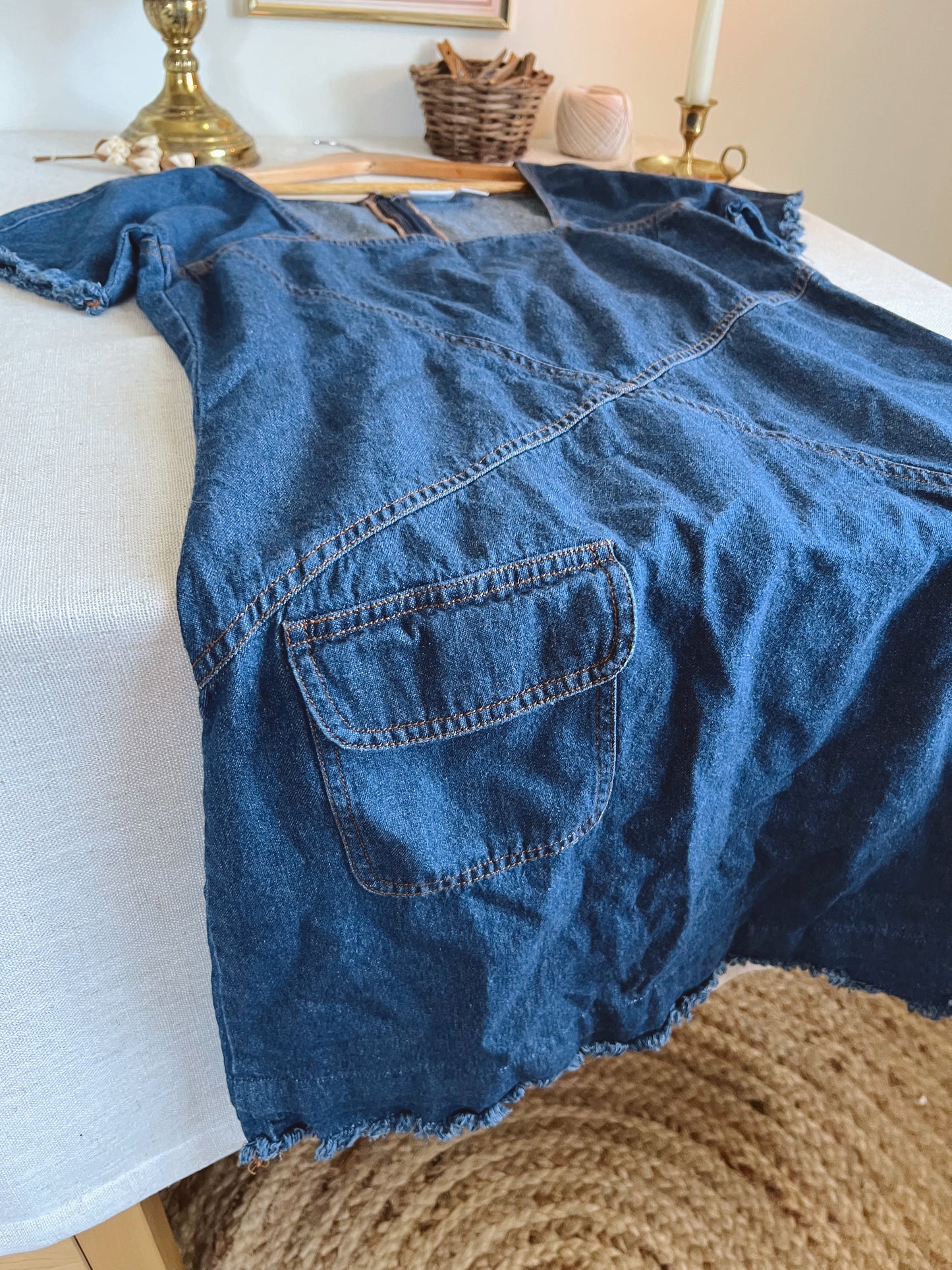 Adorable Denim Dress (L)