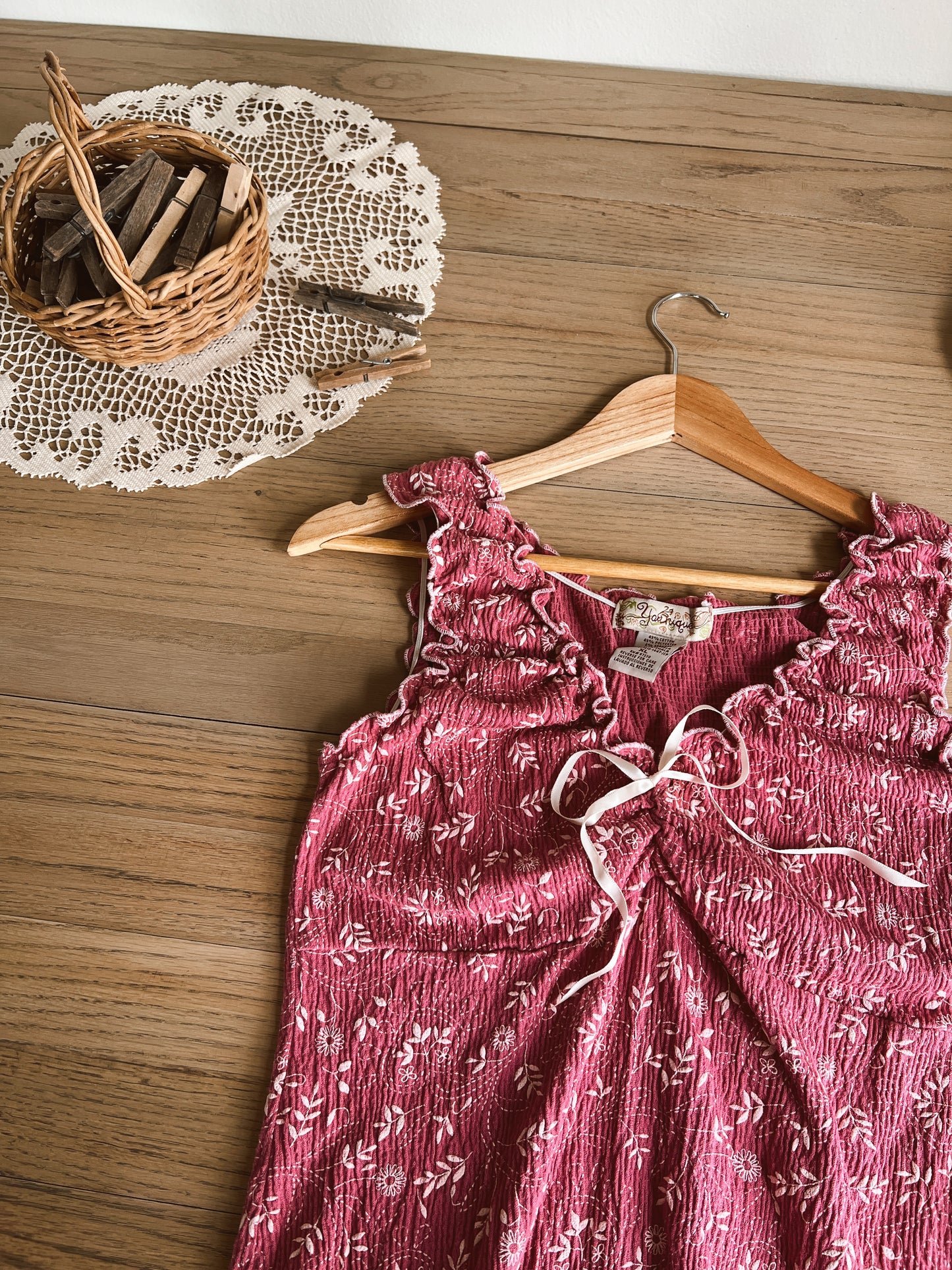 Whimsical Vintage Tank (L/XL)