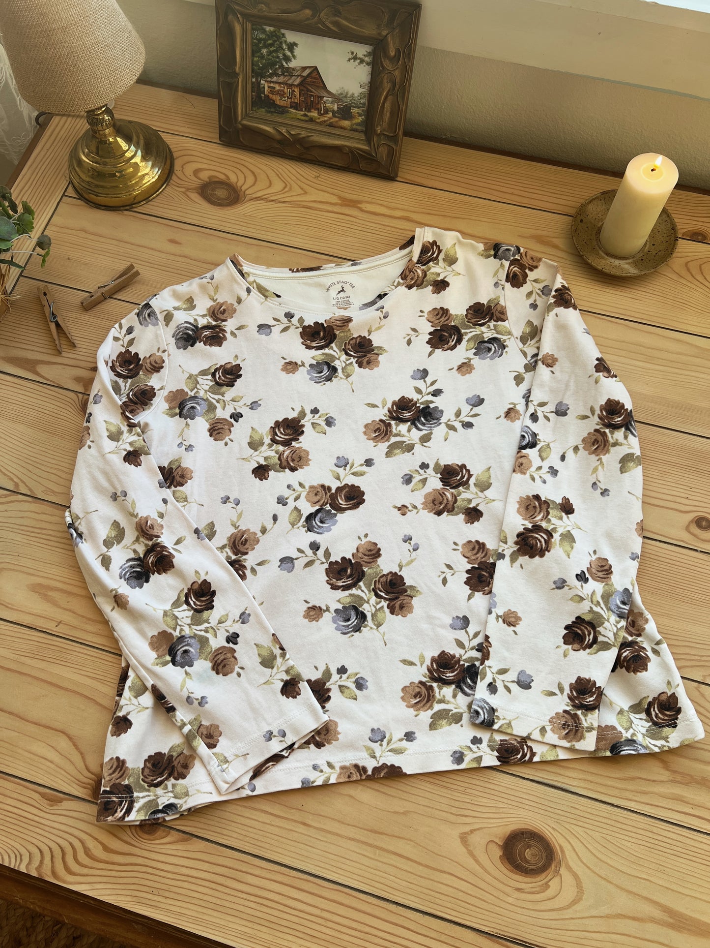 Floral Blouse (L)