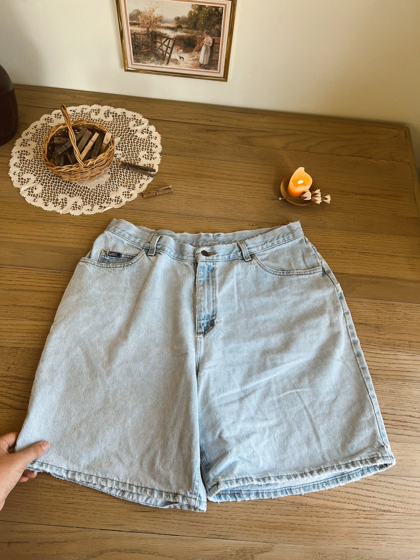 Lee Denim Shorts (36”W)