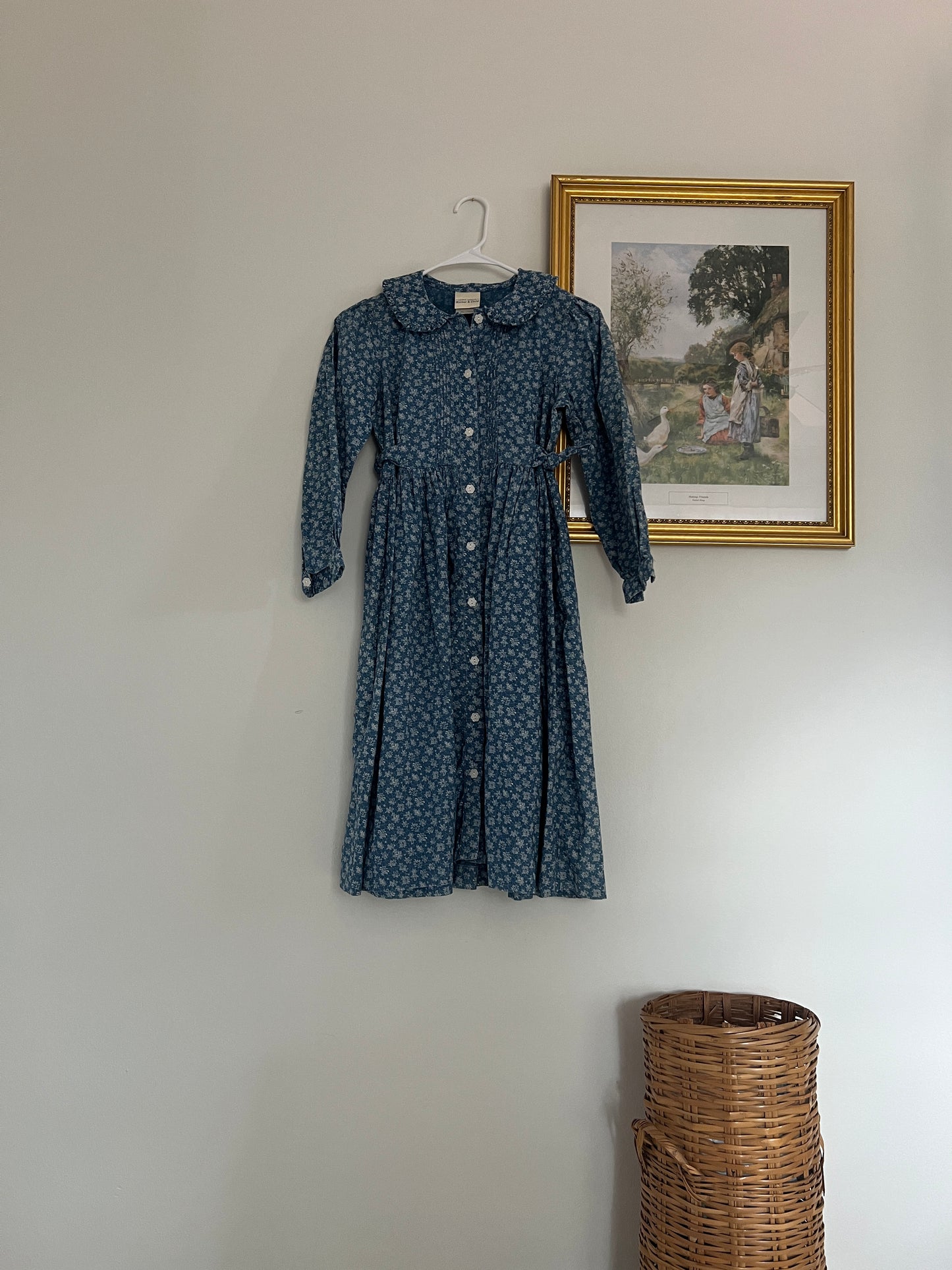 Floral Little Girls Dress (L)