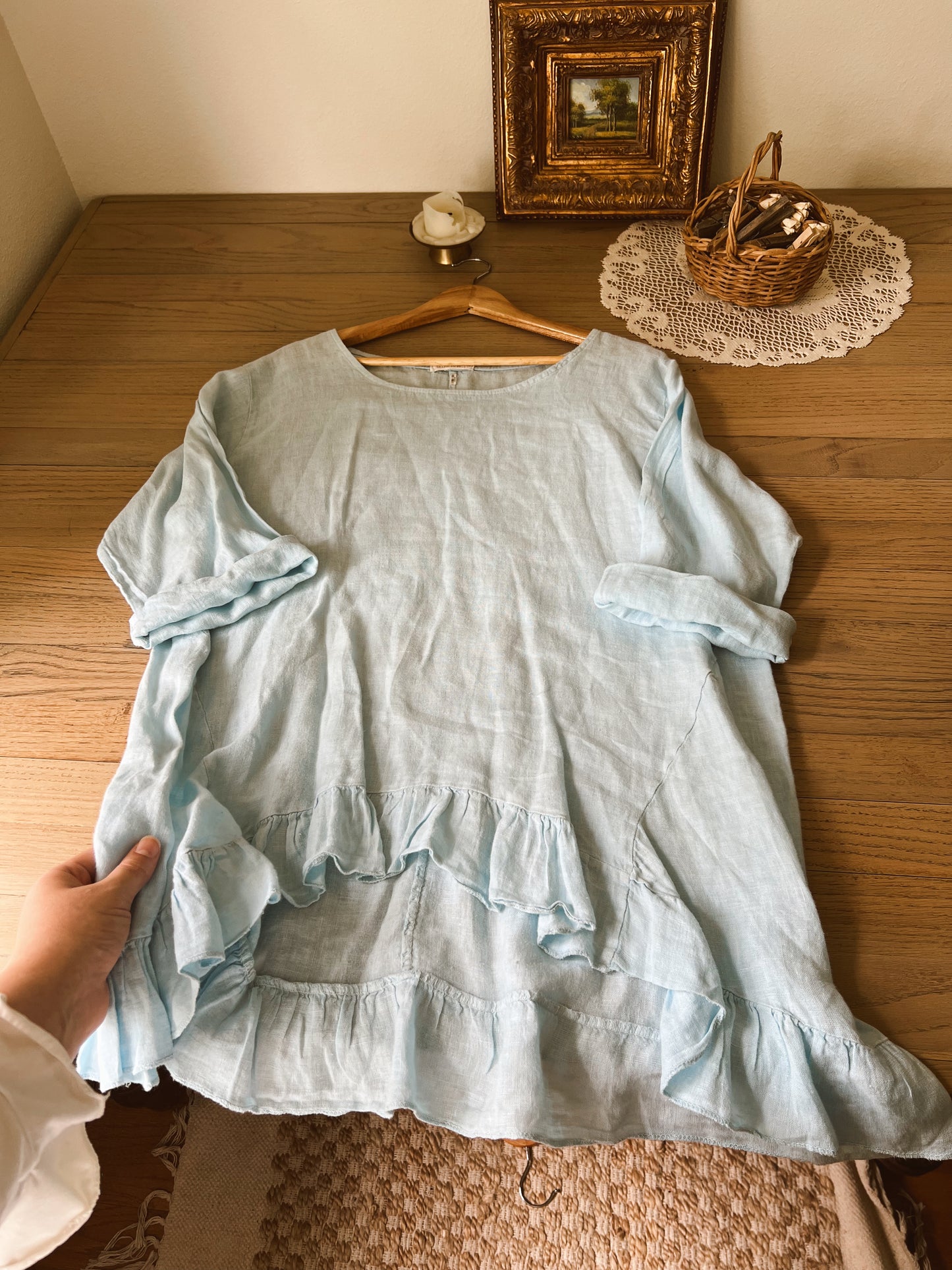 Gorgeous Linen Blouse (XL)