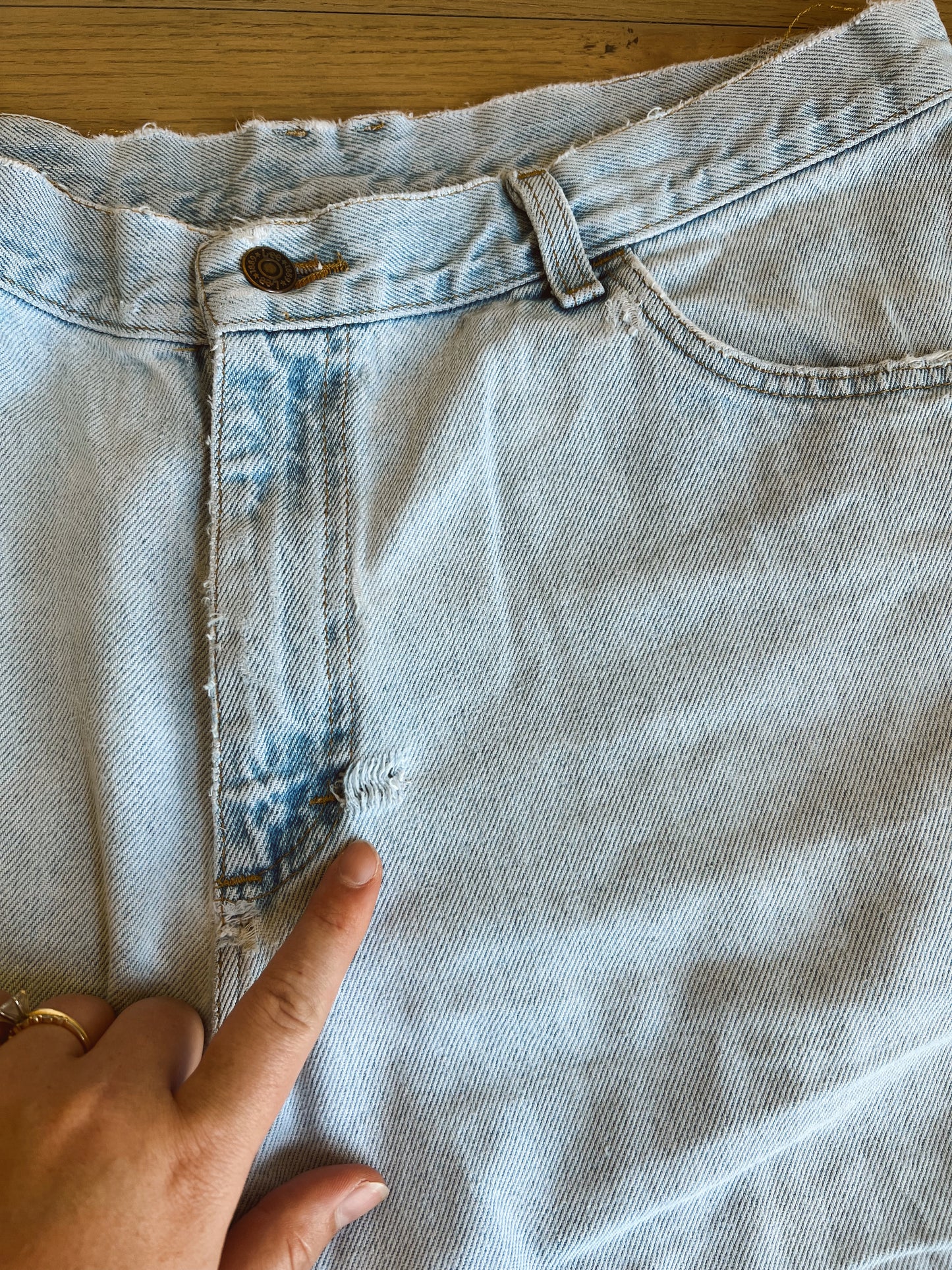 Lee Denim Shorts (36”W)