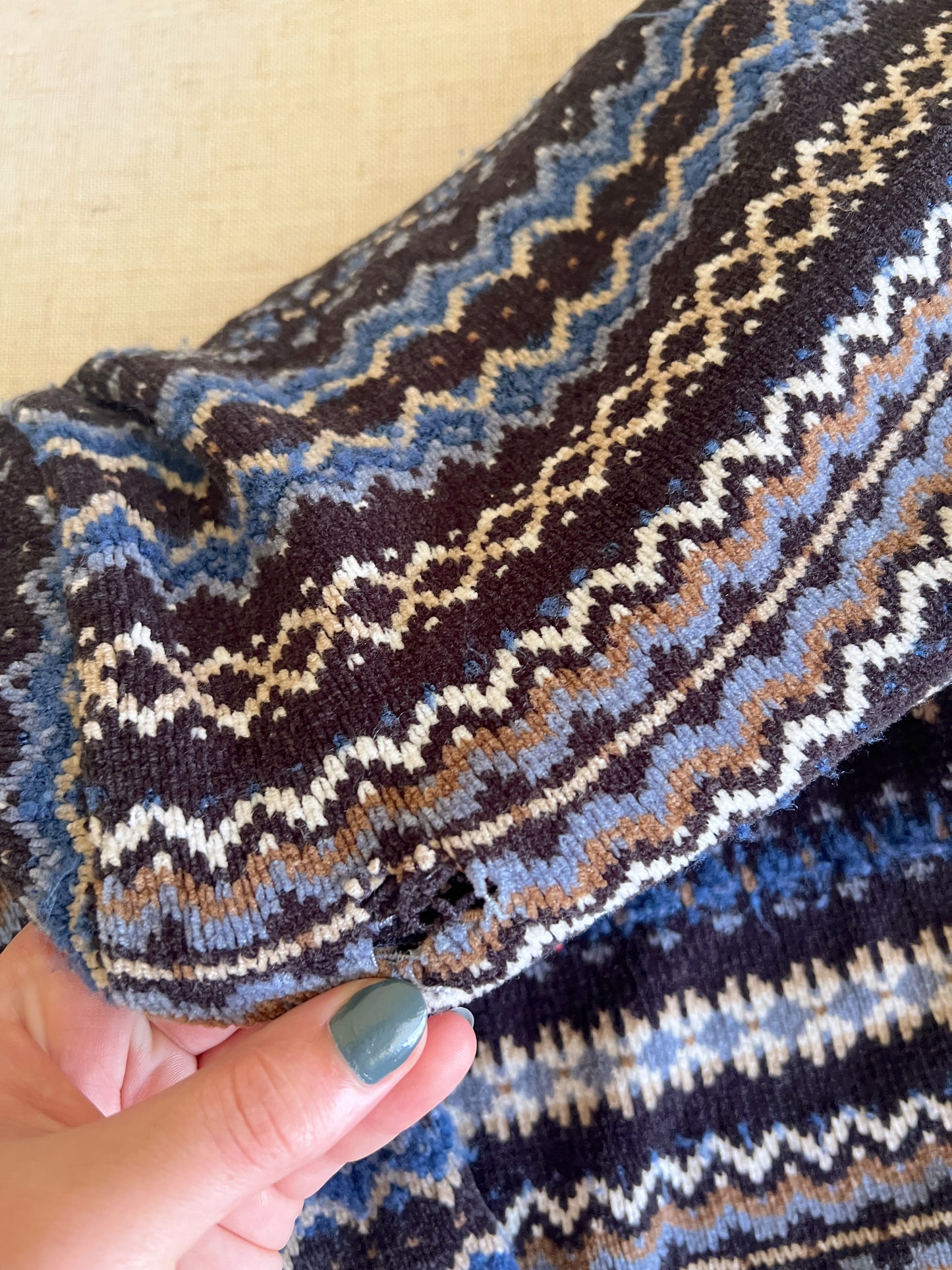 Blue Button Up Sweater (2X)