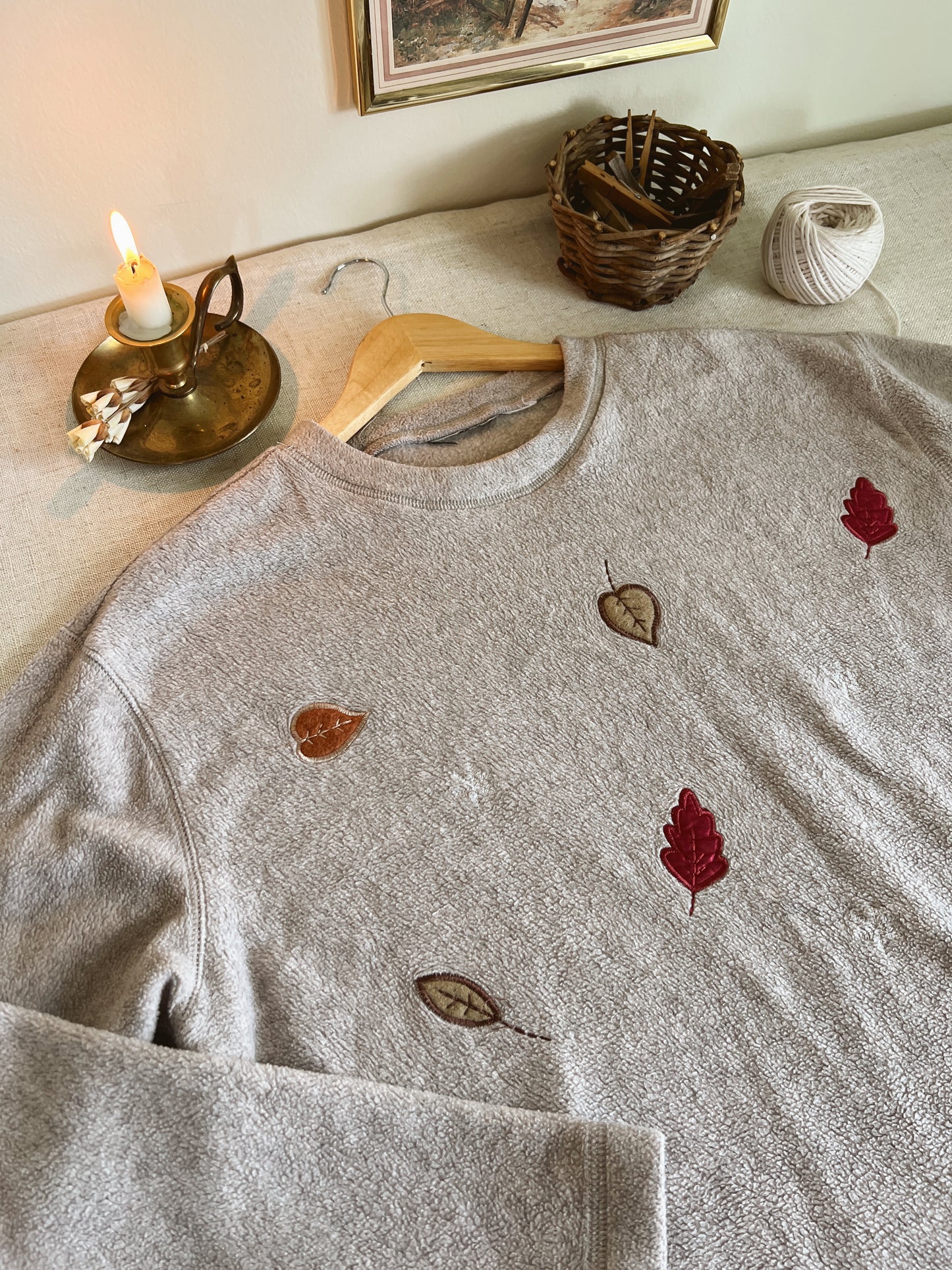 Vtg Autumn Sweater (XL)