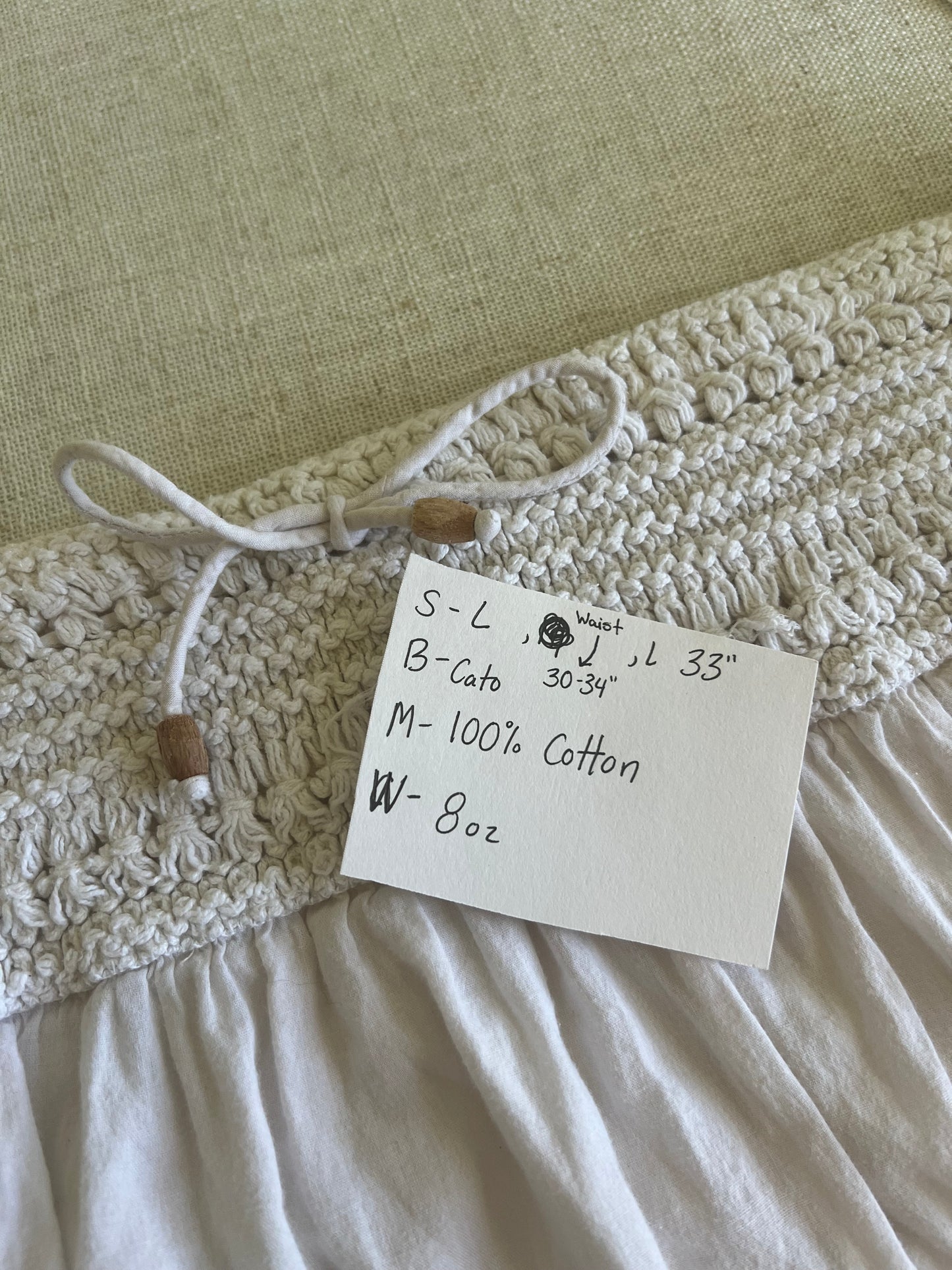 Cotton Skirt (L)