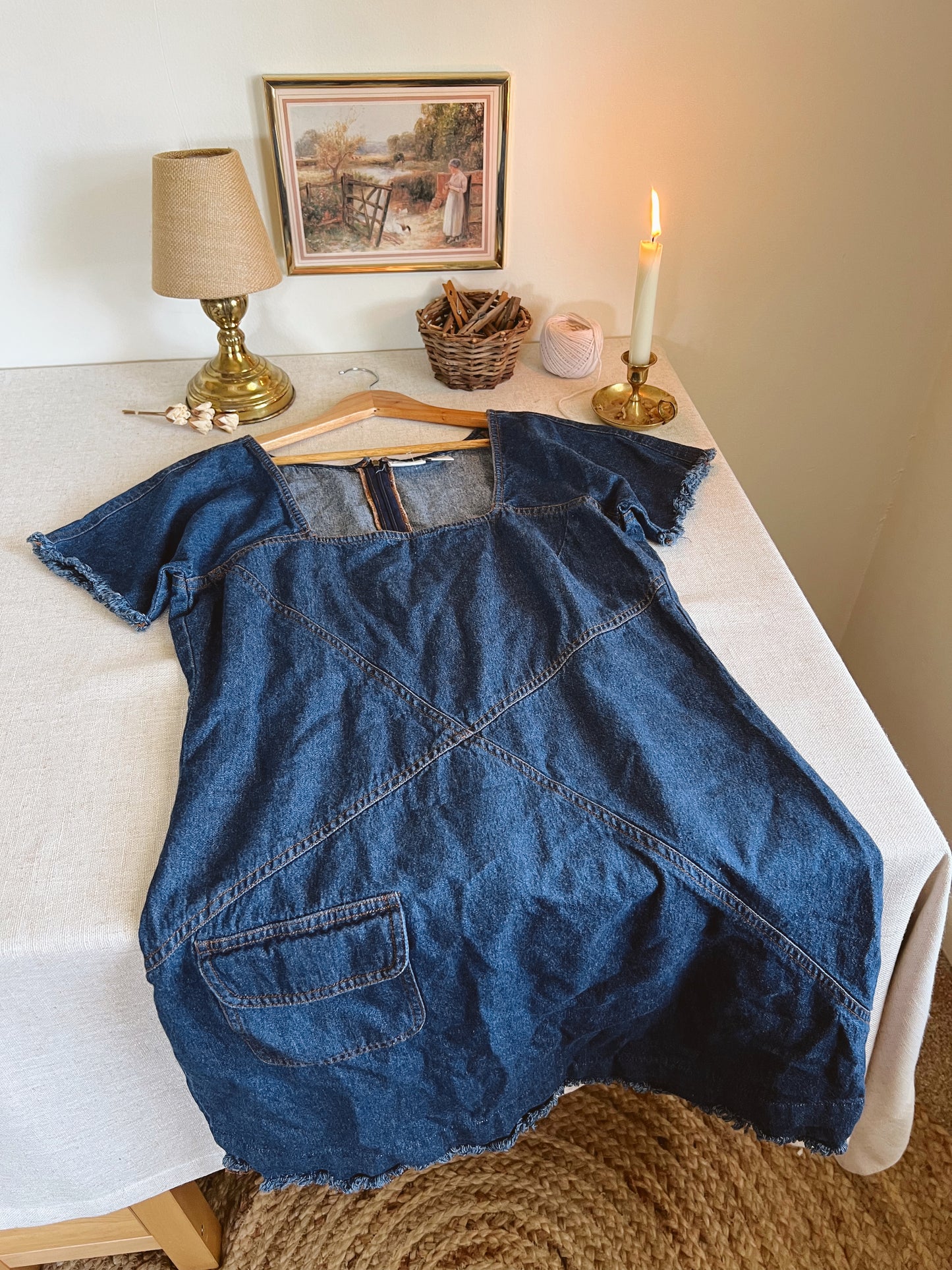Adorable Denim Dress (L)