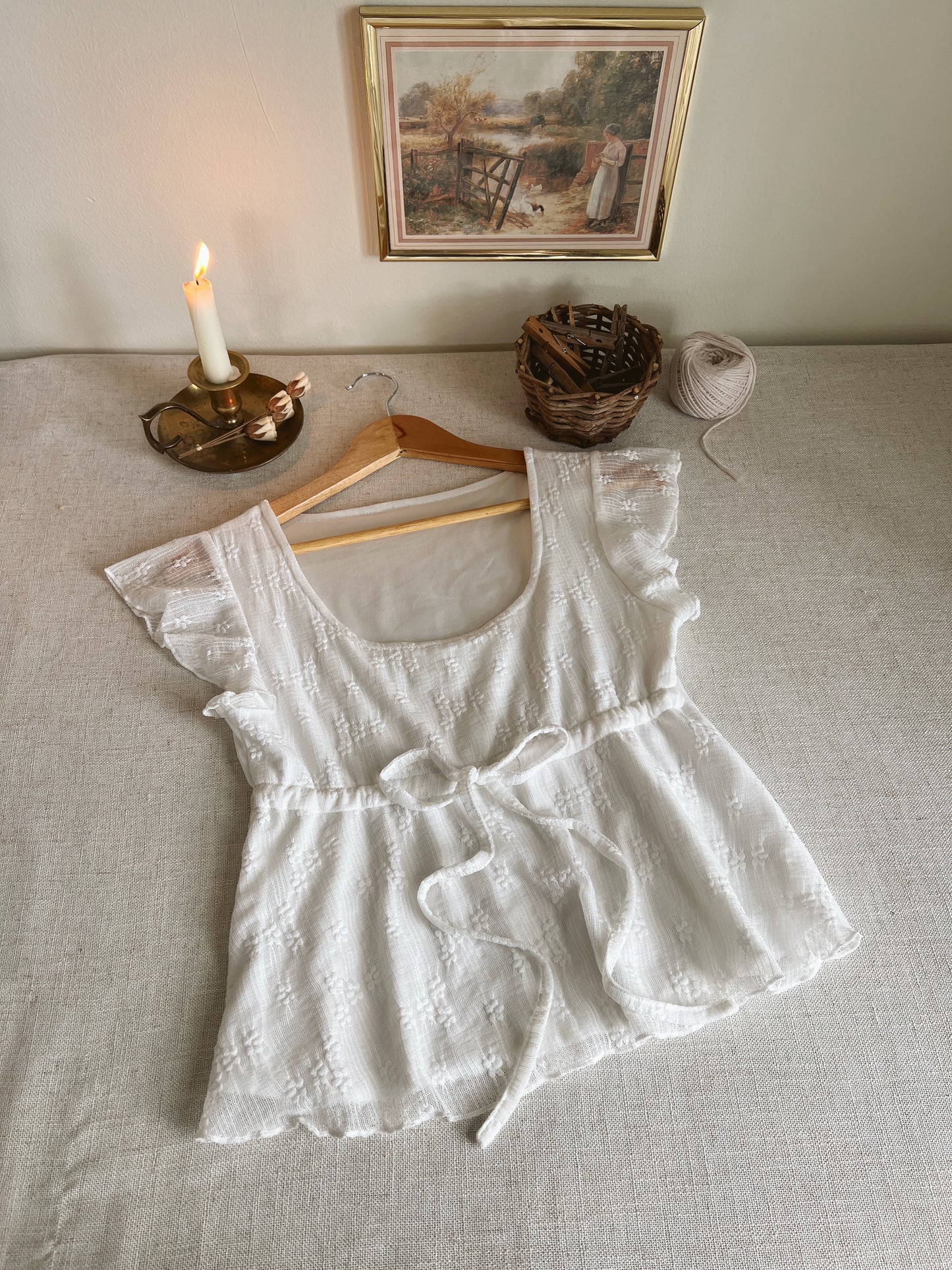 Dainty Lace Tank (S)