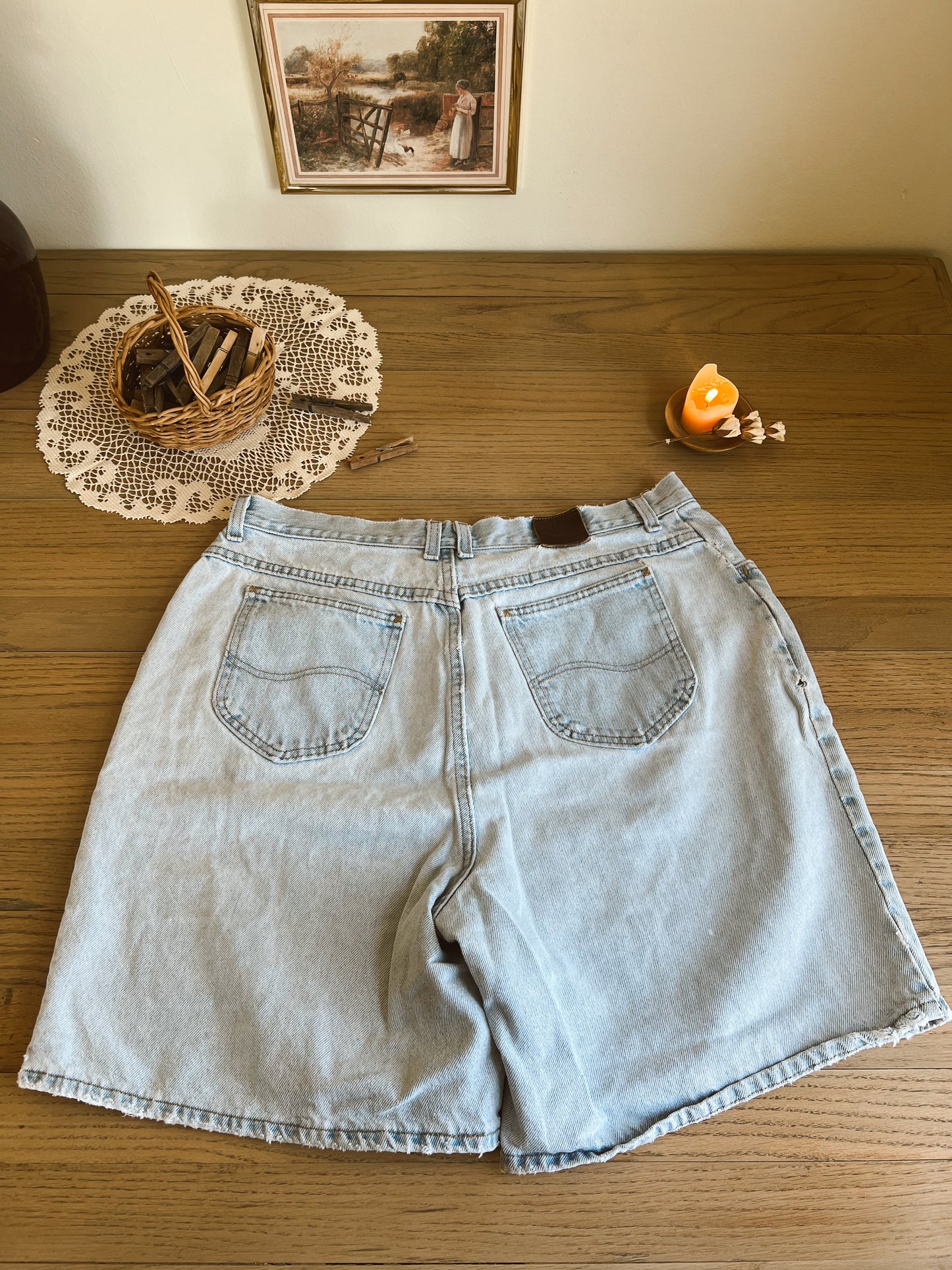 Lee Denim Shorts (36”W)