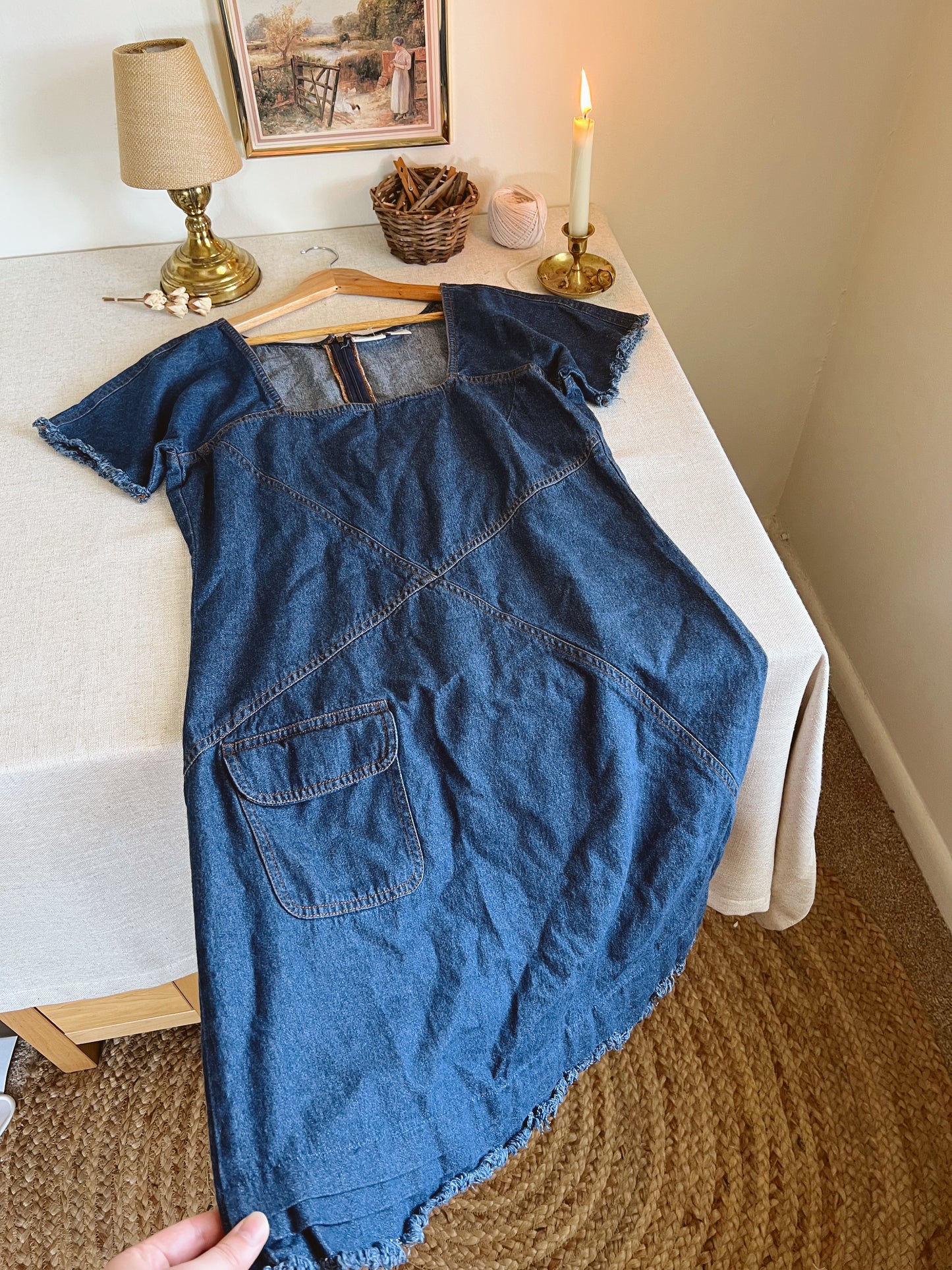 Adorable Denim Dress (L)
