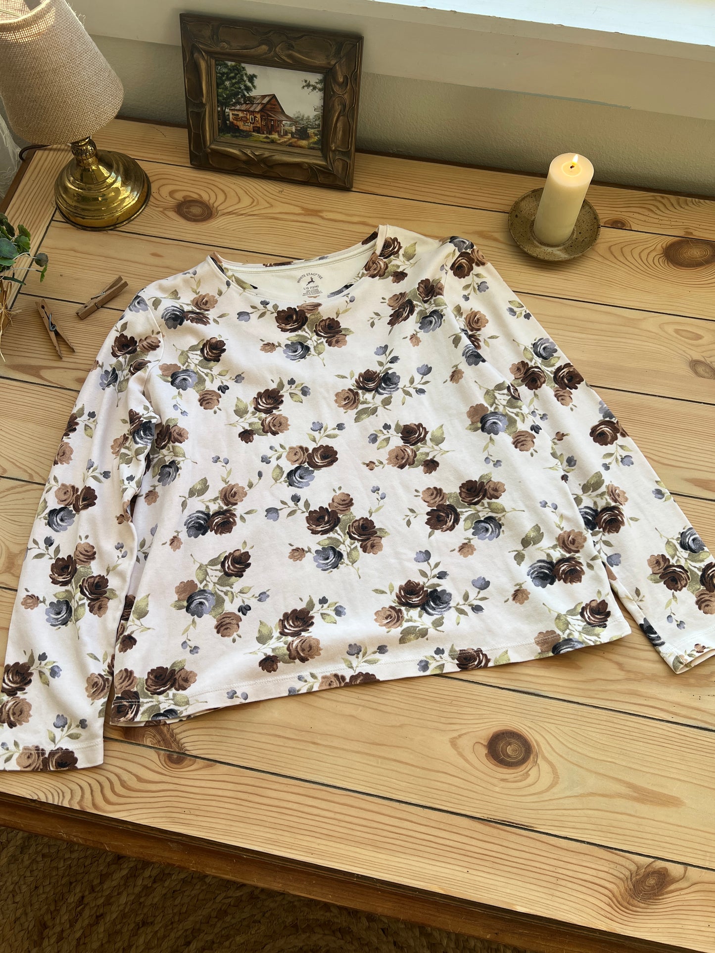 Floral Blouse (L)