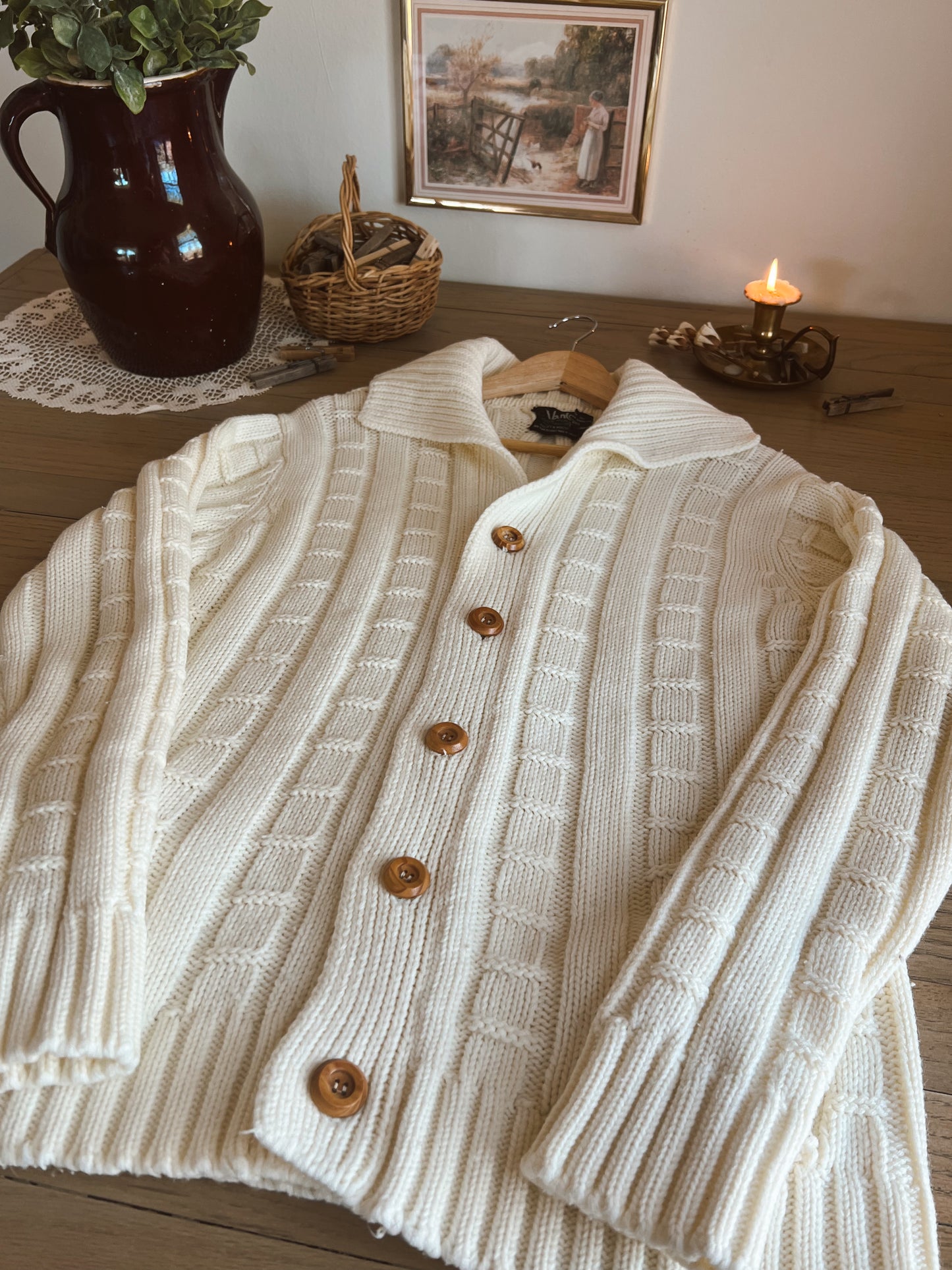 Vintage Knit Sweater (L)