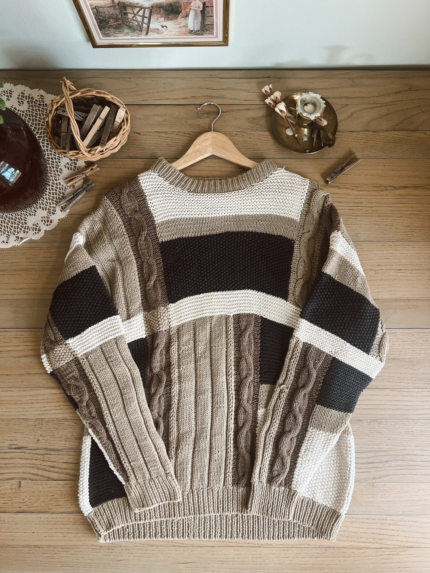 Vintage Knit Sweater (L)