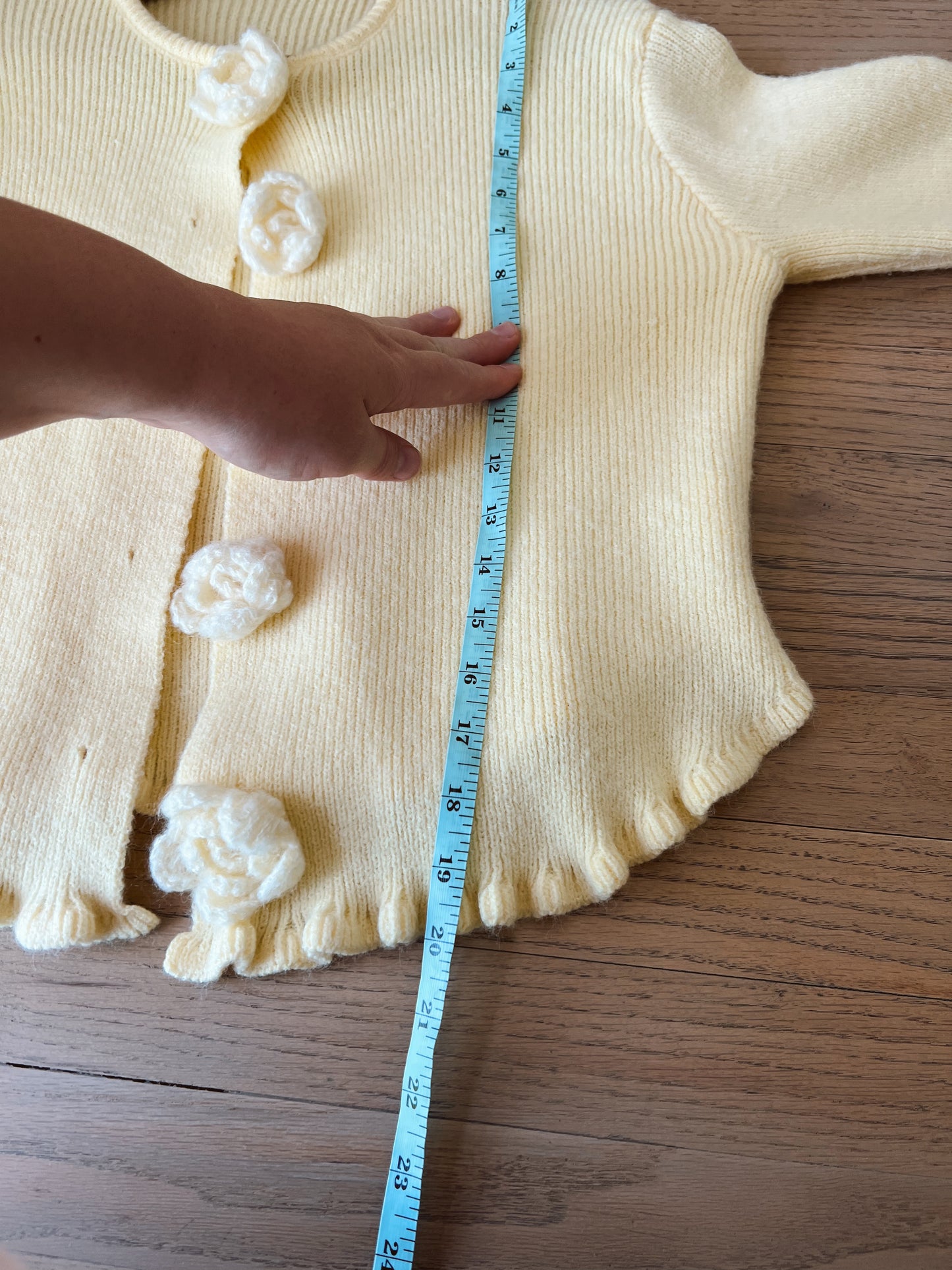Butter Yellow Cardigan (XL)