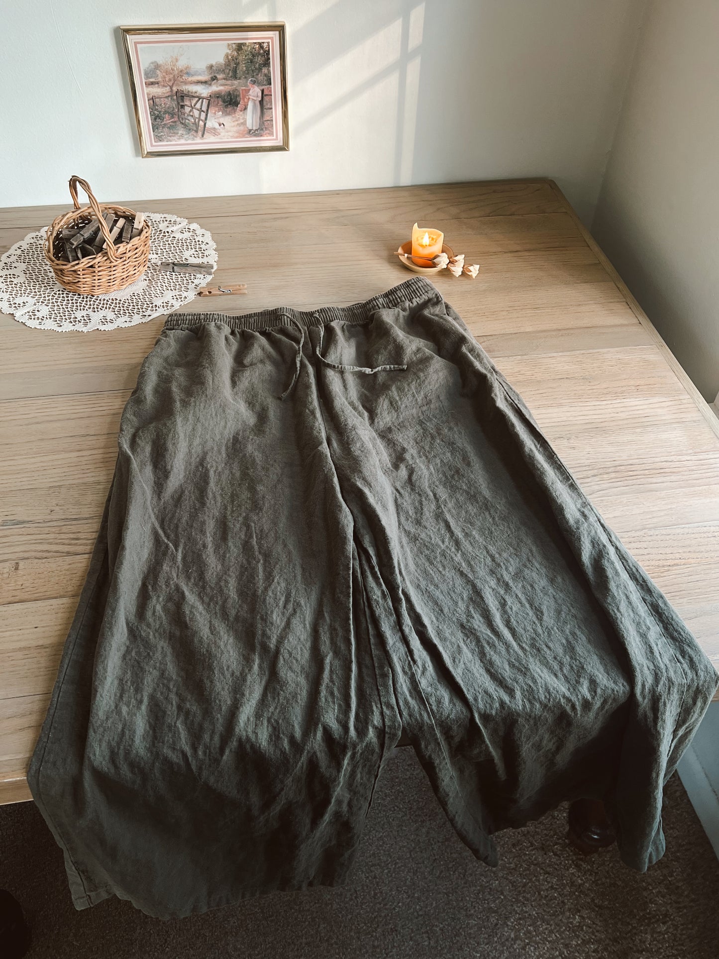 Olive Green Neuflora Pants (XL)