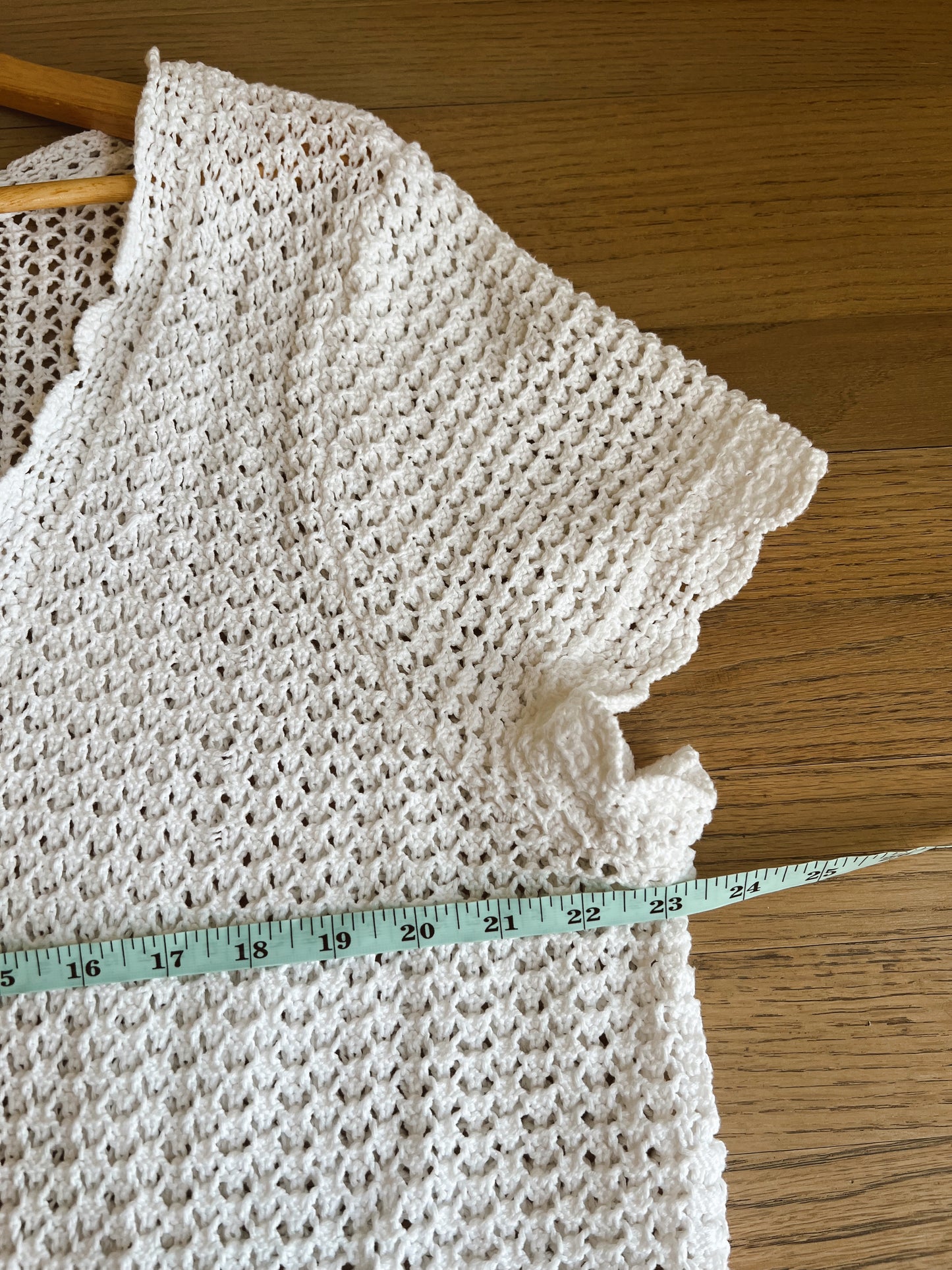 Cotton Crochet Cardigan (2x/3x)