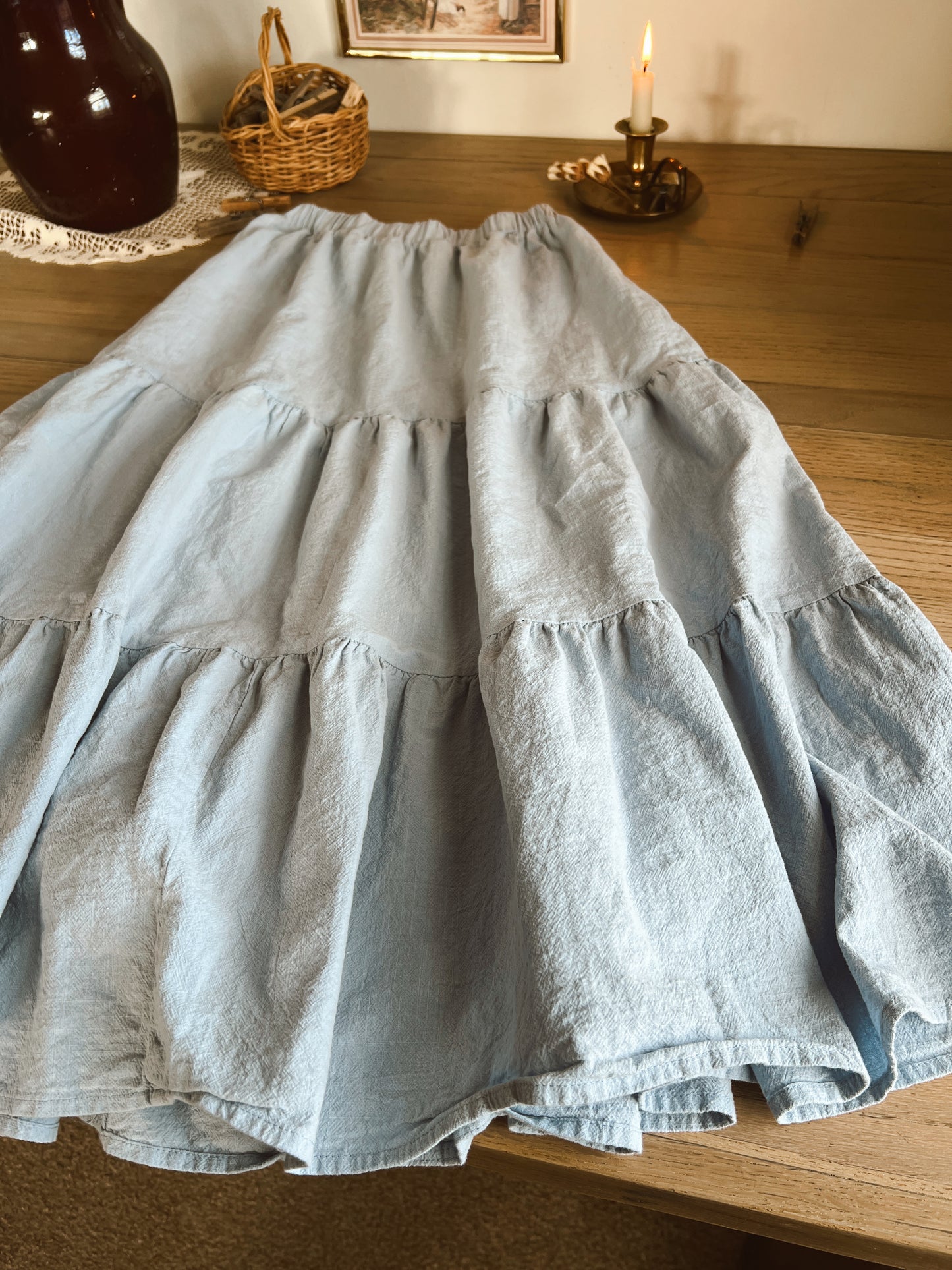 Dusty Blue Skirt (S/M)
