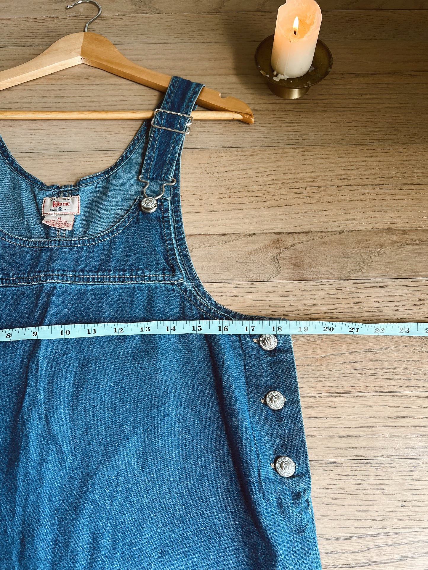 Vintage Overall Dress (M)