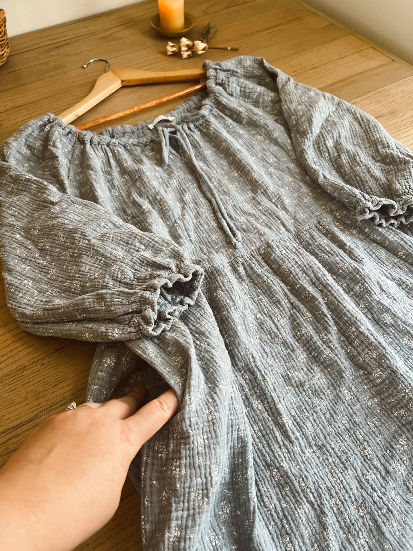 Dusty Blue Neuflora Dress (XL)