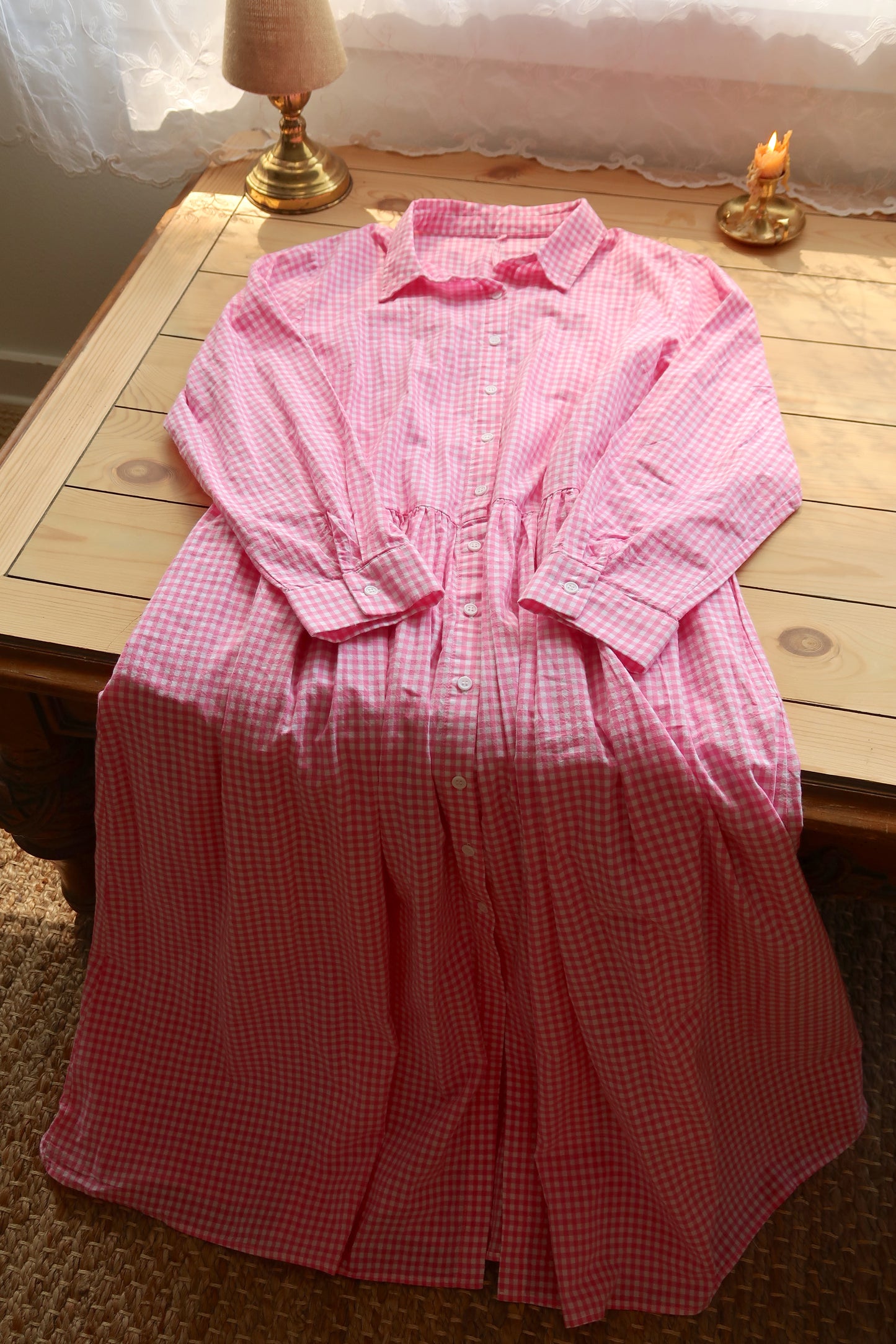 Gingham Maxi Dress (XL)