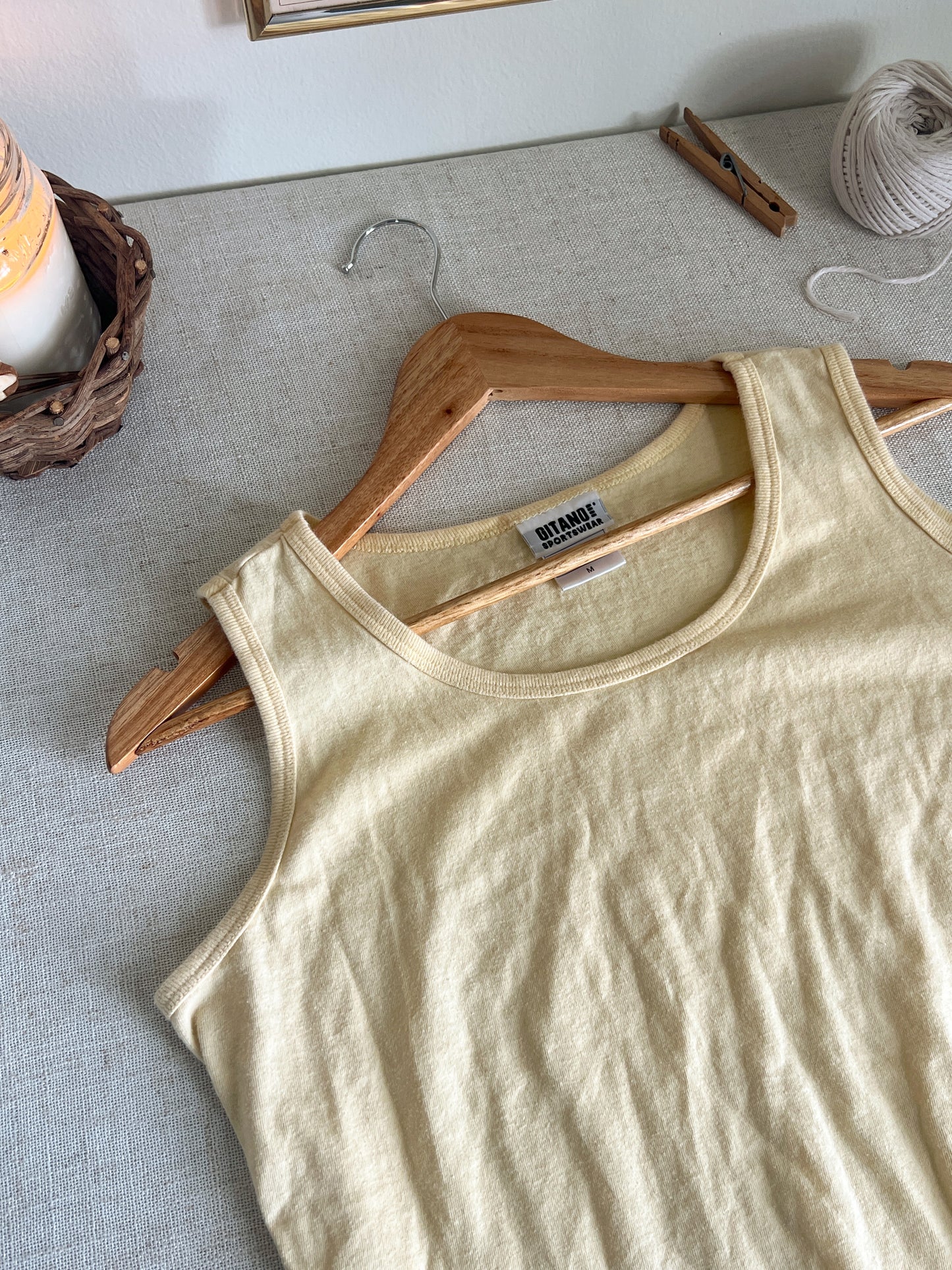 Butter Yellow Gitano Tank (M)