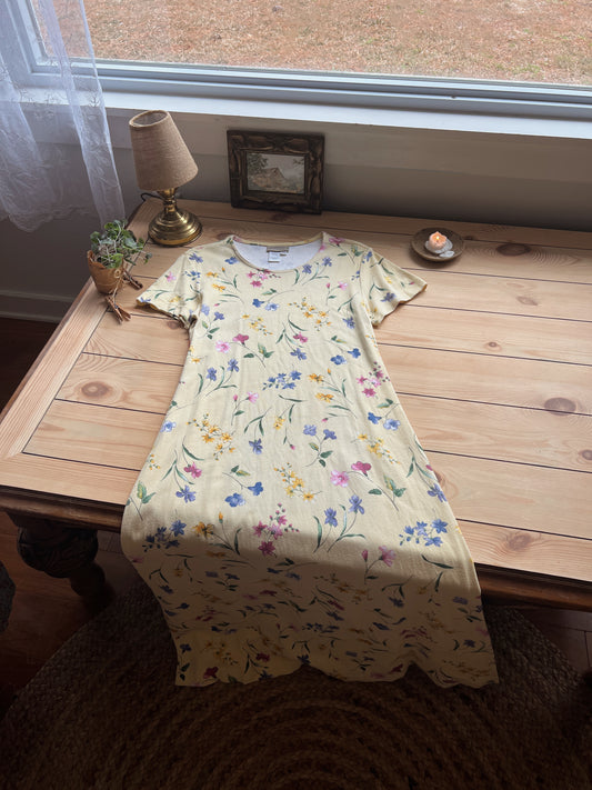 Vintage Floral Dress (M)