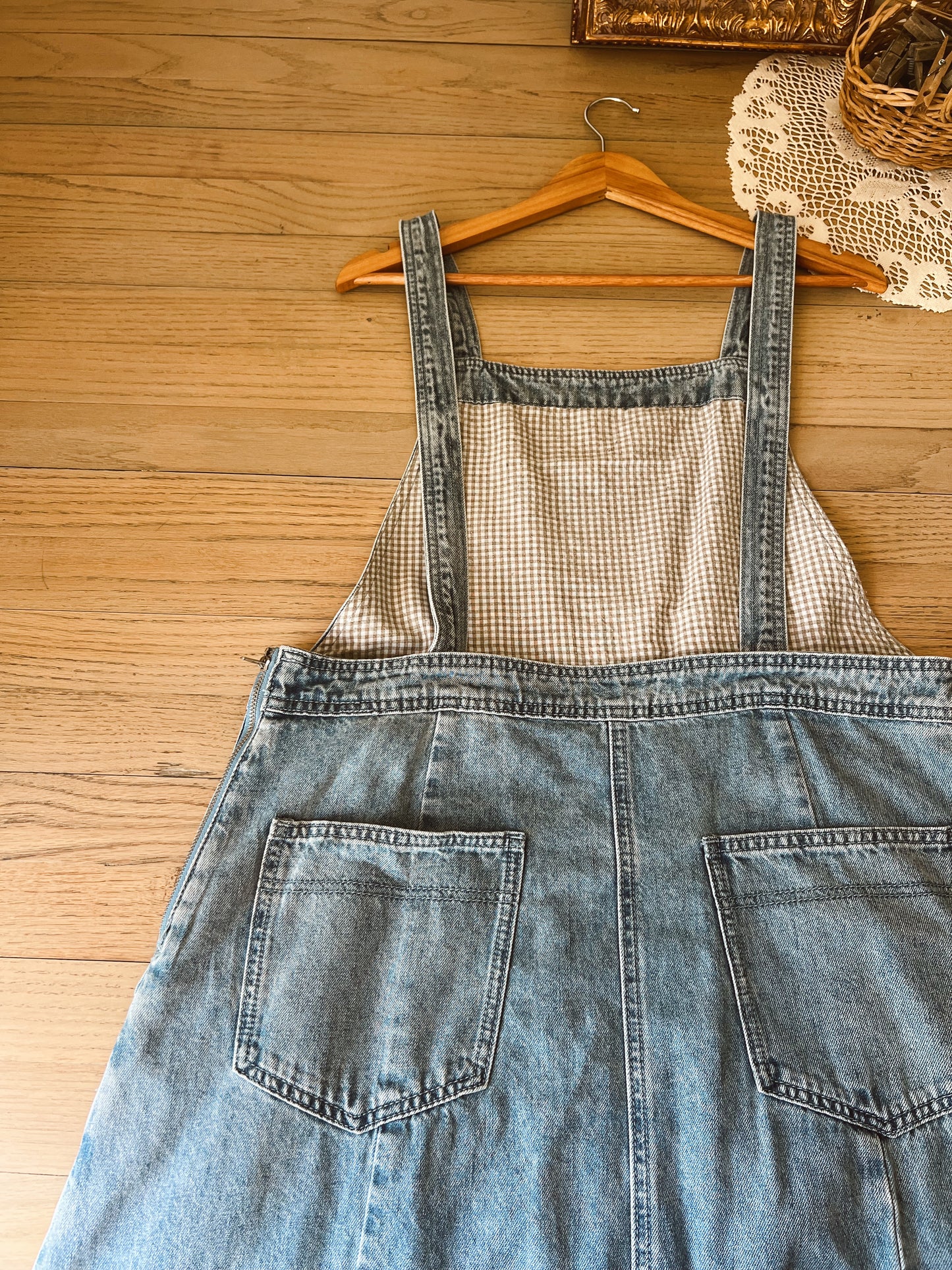 Neuflora Denim Overall Dress (XL)