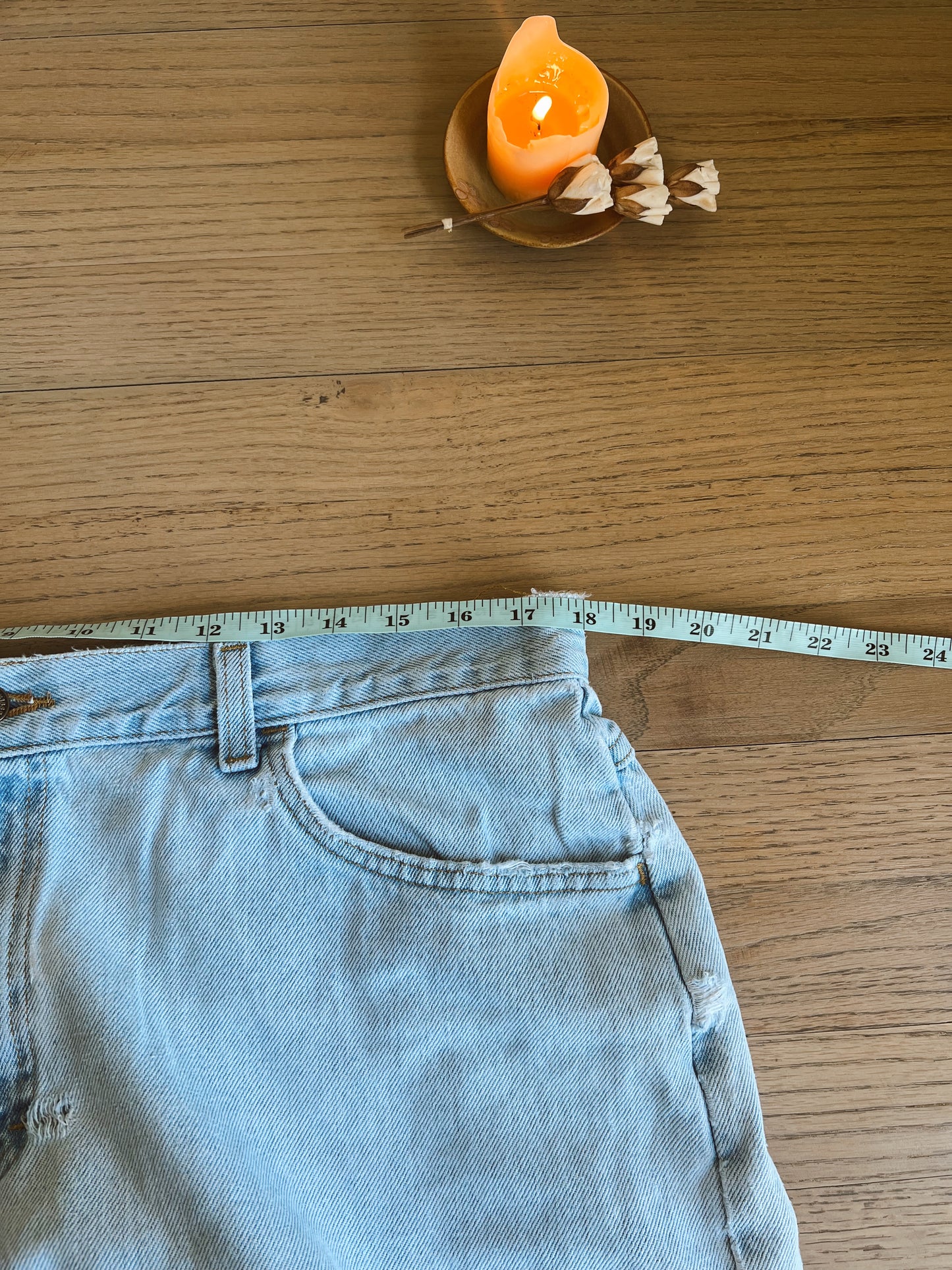 Lee Denim Shorts (36”W)