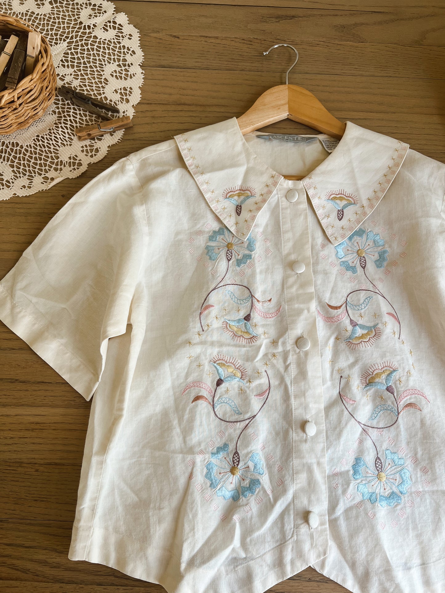 Gorgeous Collared Blouse (S)