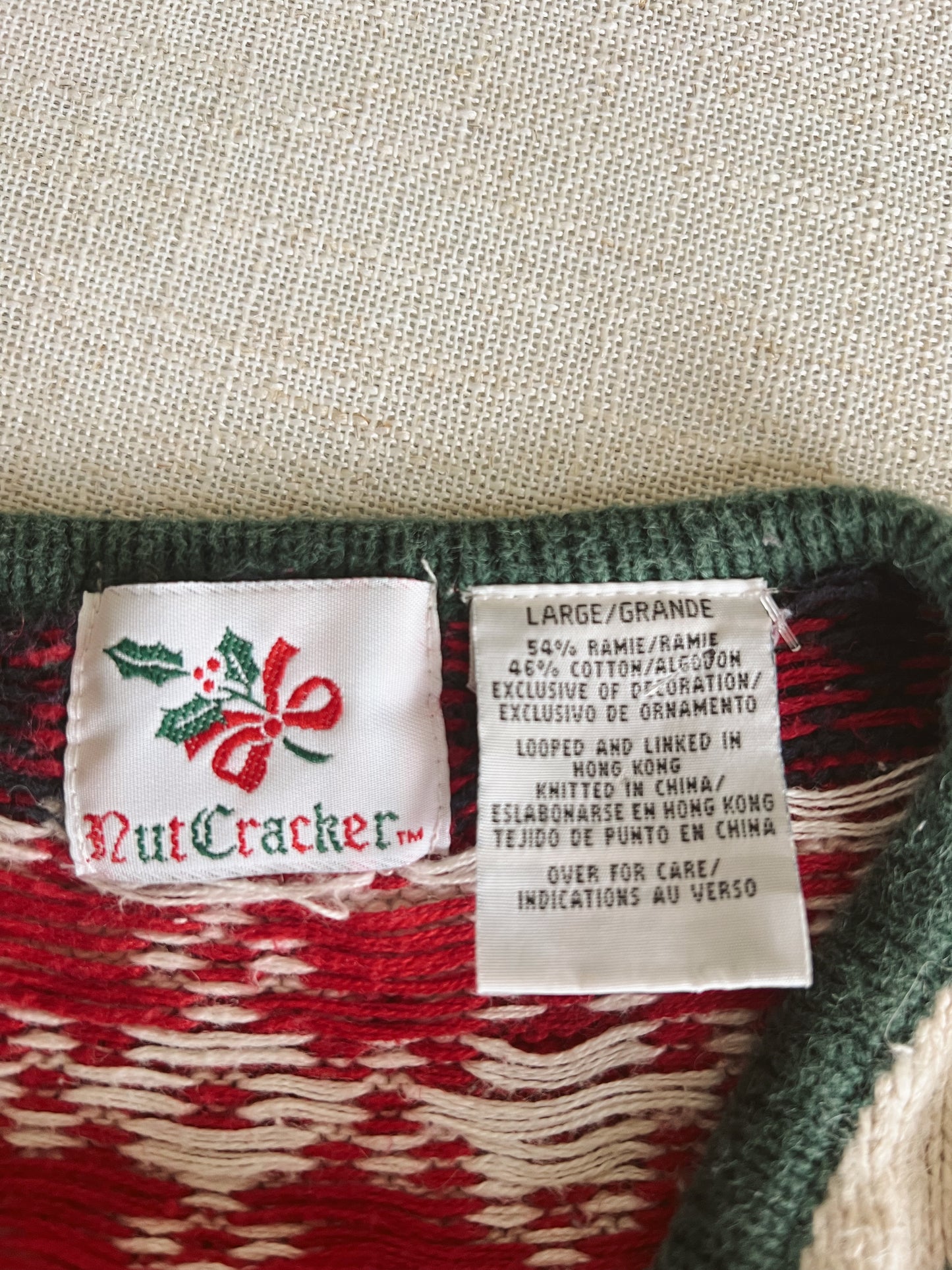 Vintage Christmas Sweater (L)