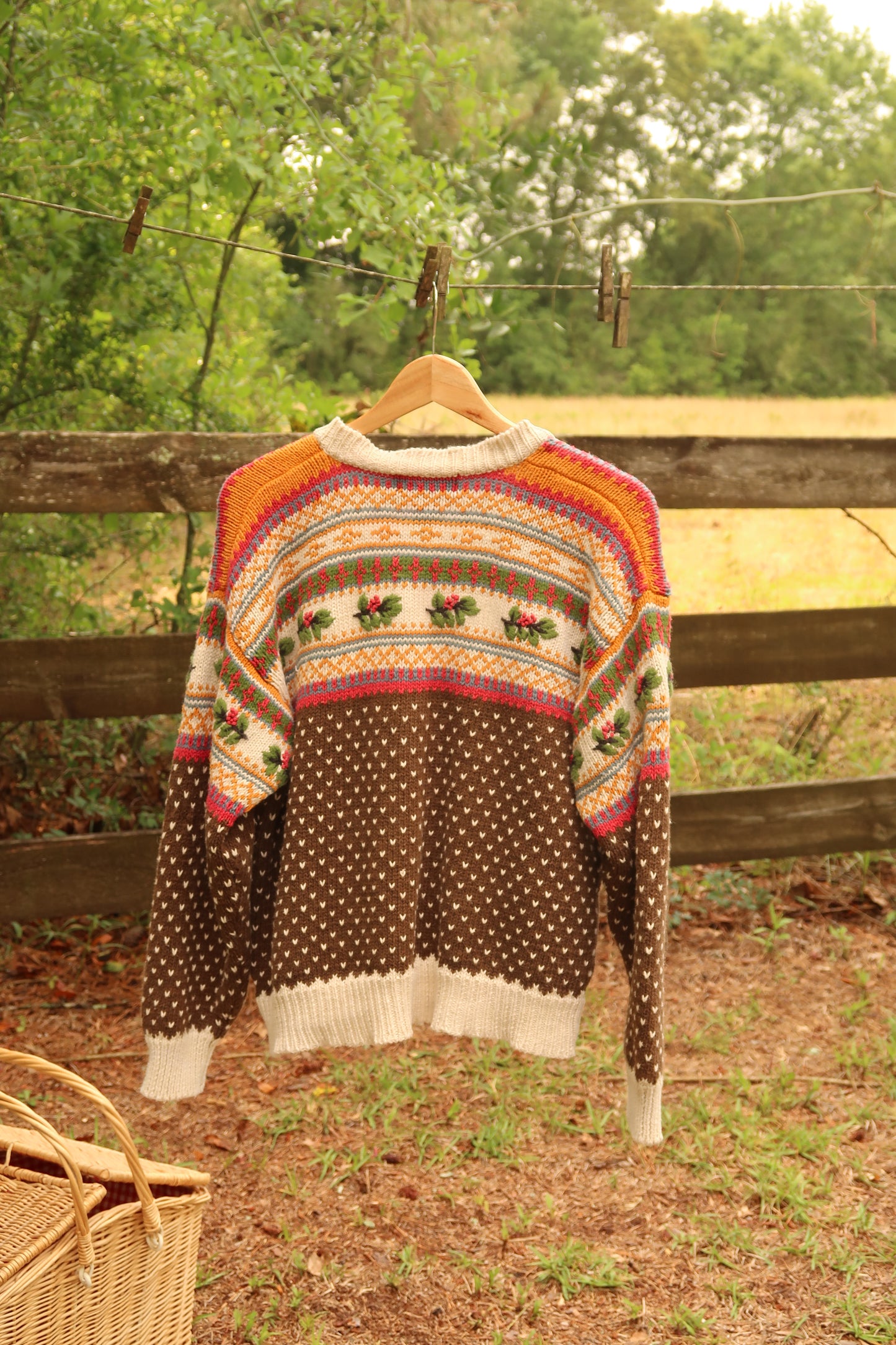 Vintage Knit Cardigan (L)