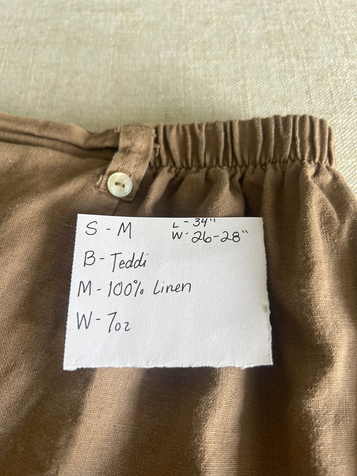 Vintage Linen Skirt (M)