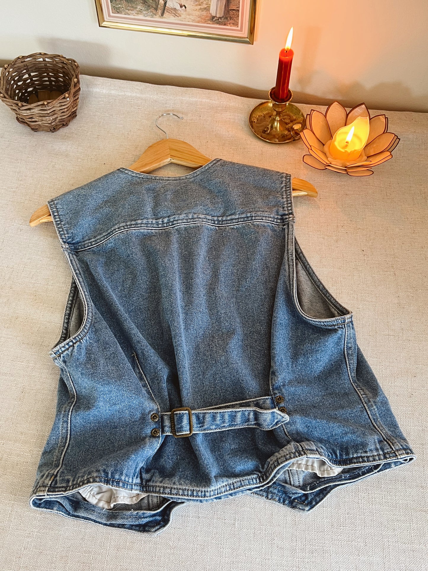 Vintage Denim Vest (M)