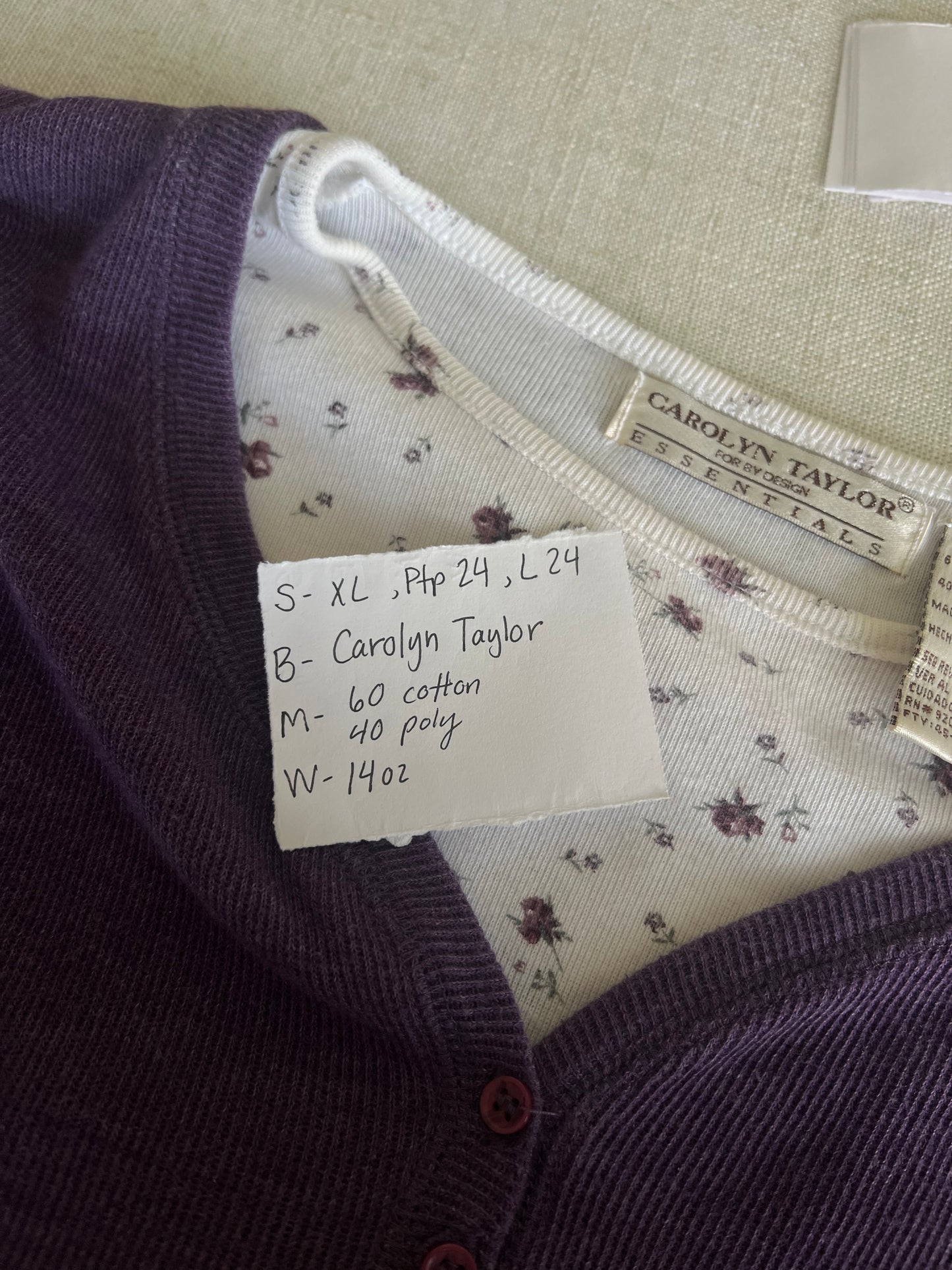 Dainty Floral Blouse (XL)